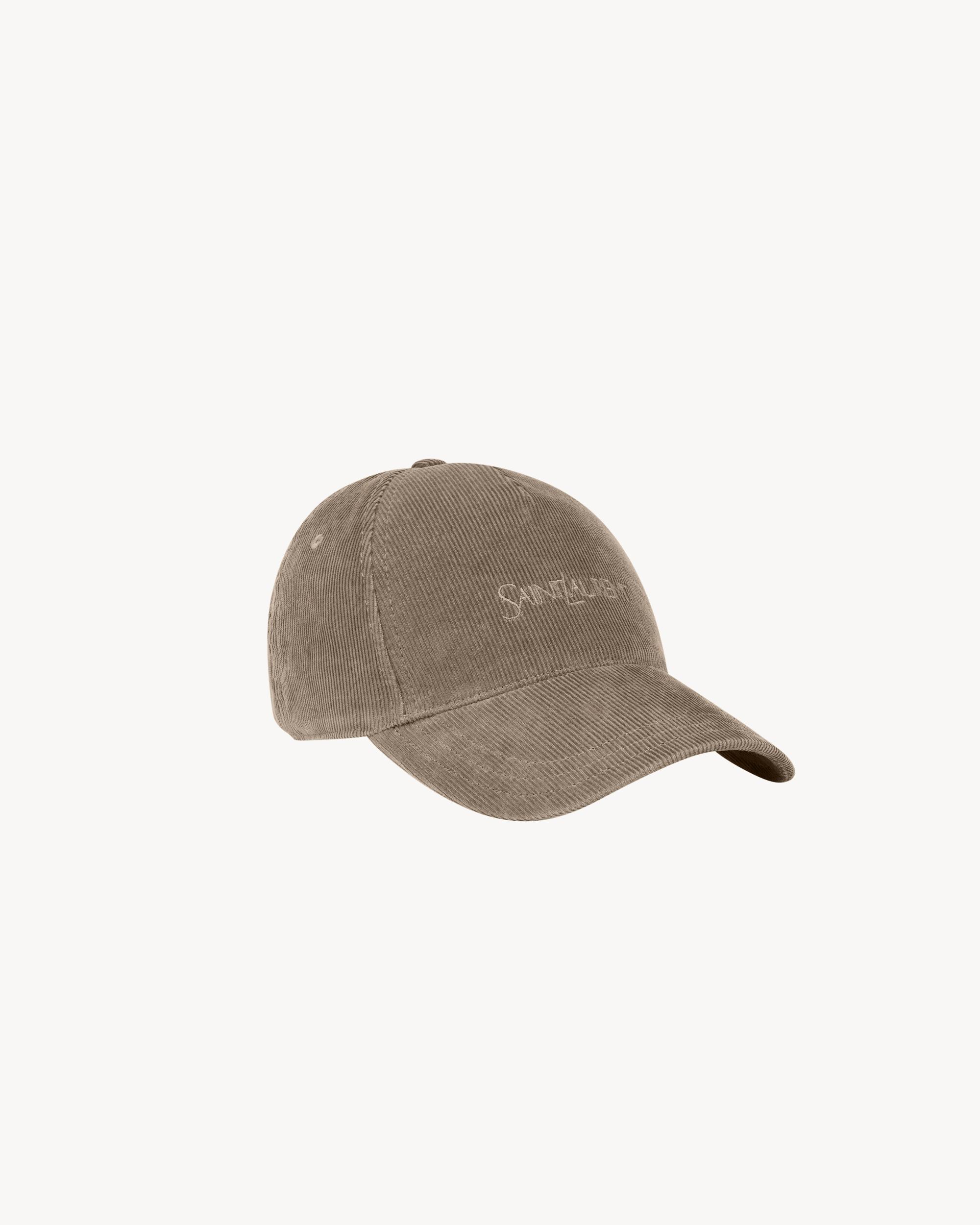 SAINT LAURENT cap in corduroy Product Image