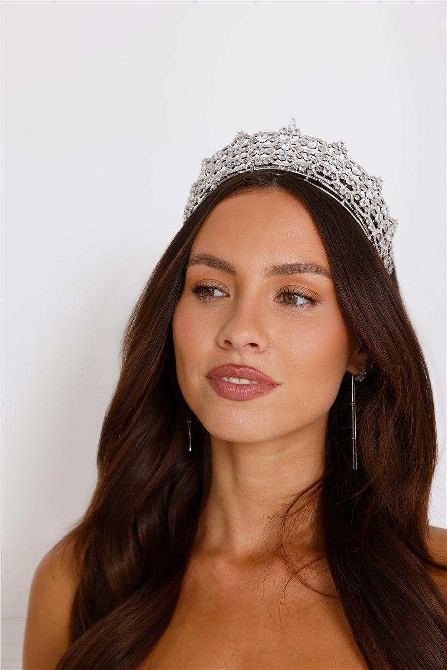Charm Of A Princess Tiara Crown Silver Product Image