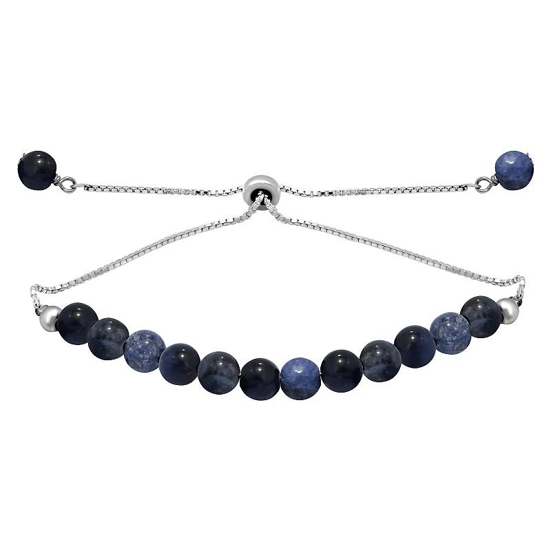 Aleure Precioso Gemstone Bead Frontal Adjustable Bracelet, Women's,  Product Image