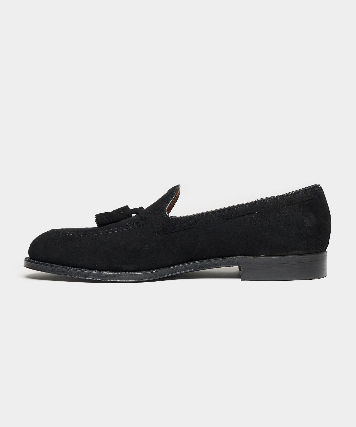 Todd Snyder x Alden Suede Blackout Tassel Loafer Product Image