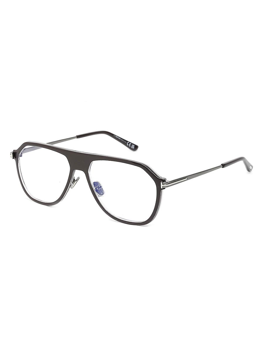 Mens Acetate Round Blue Light-Blocking Glasses Product Image