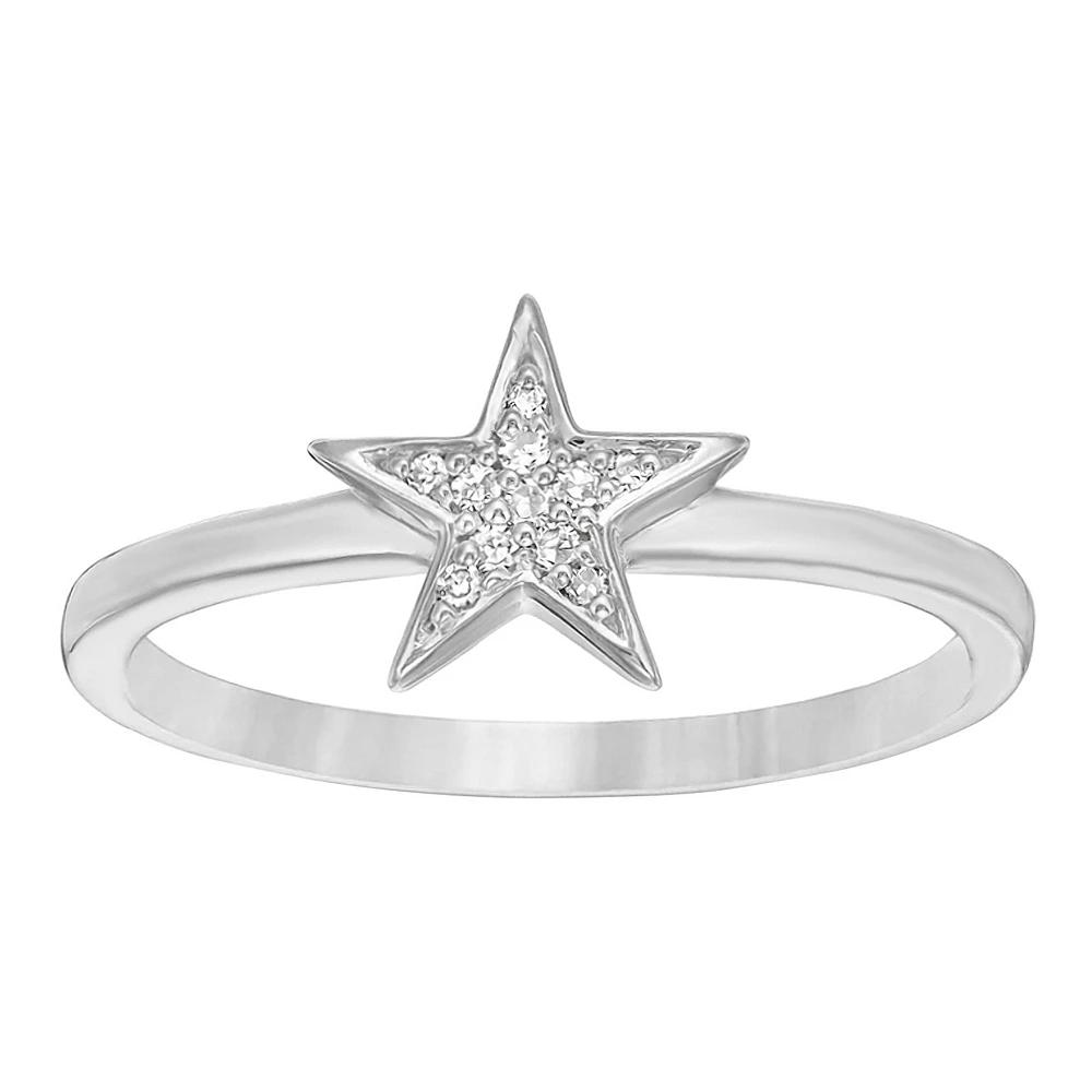 Gemminded Sterling Silver Diamond Accent Ring, Women's, Size: 7 Product Image