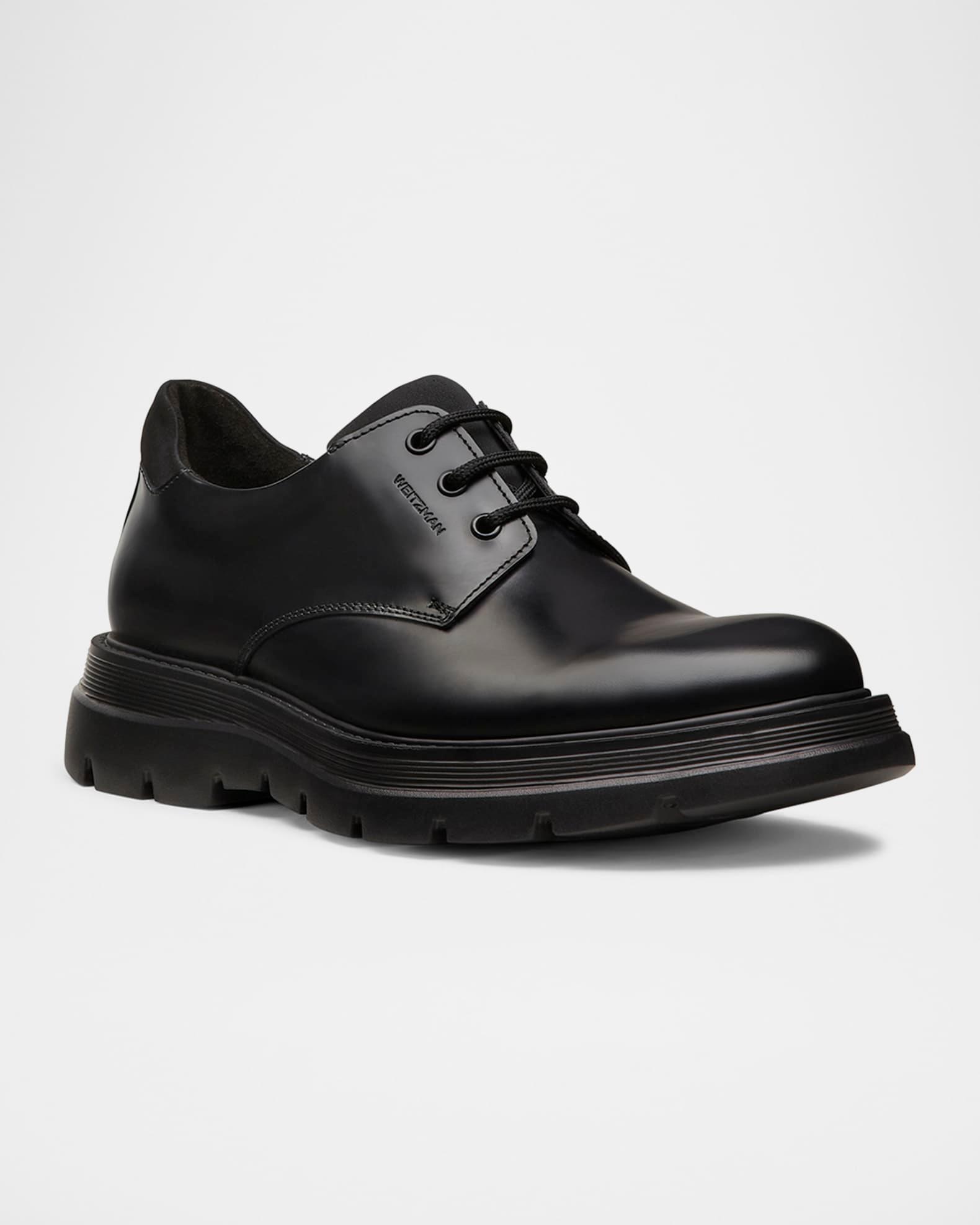 Men's Ajay Brushed Leather Derby Shoes Product Image