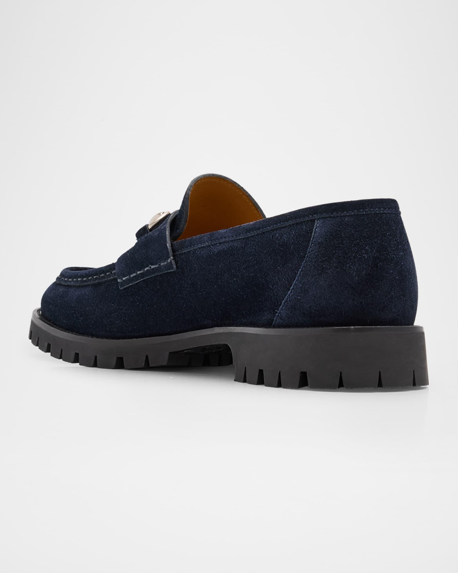 Men's Alfred Brushed Leather Loafers Product Image