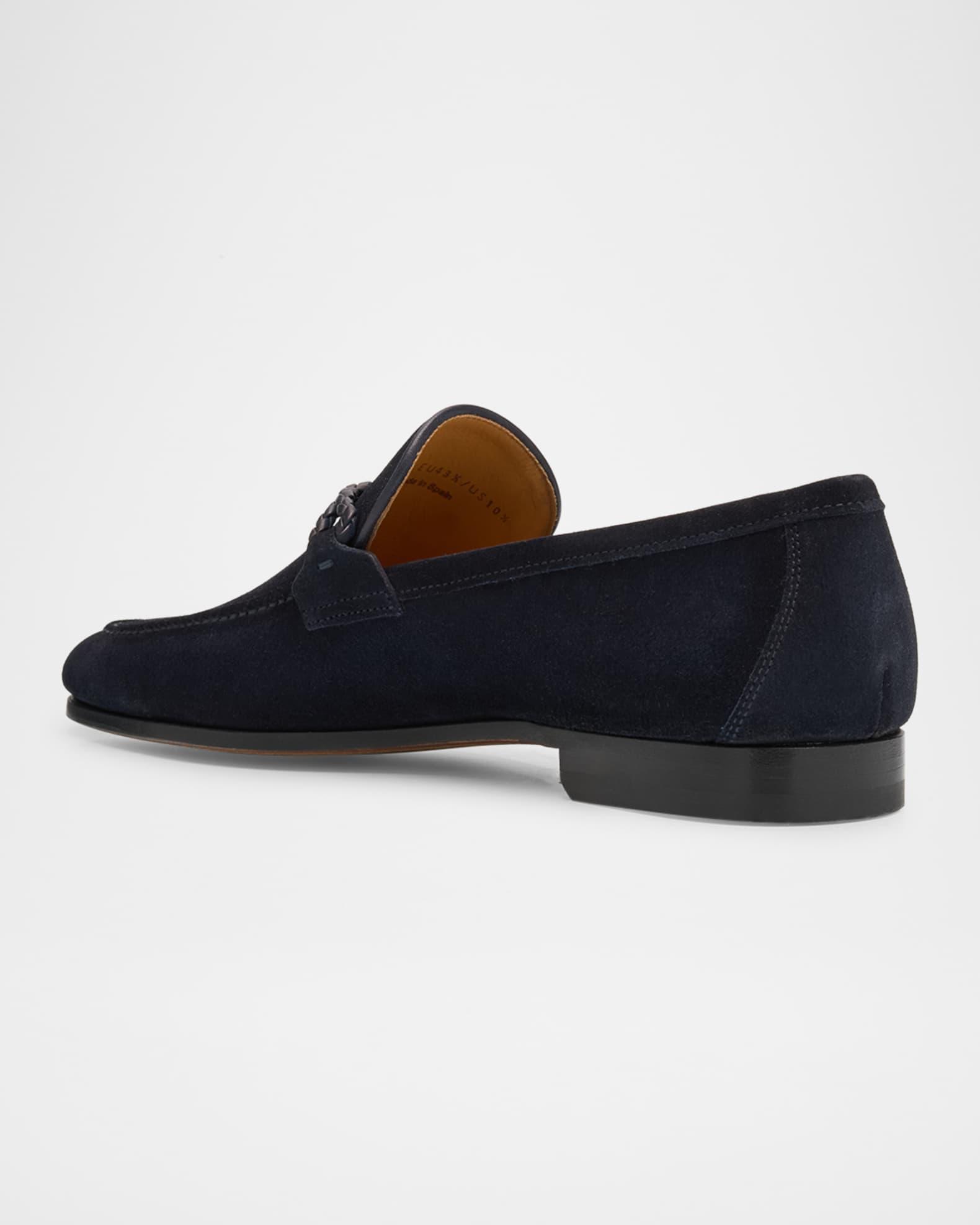Men's Silvano Rope Suede Bit Loafers Product Image