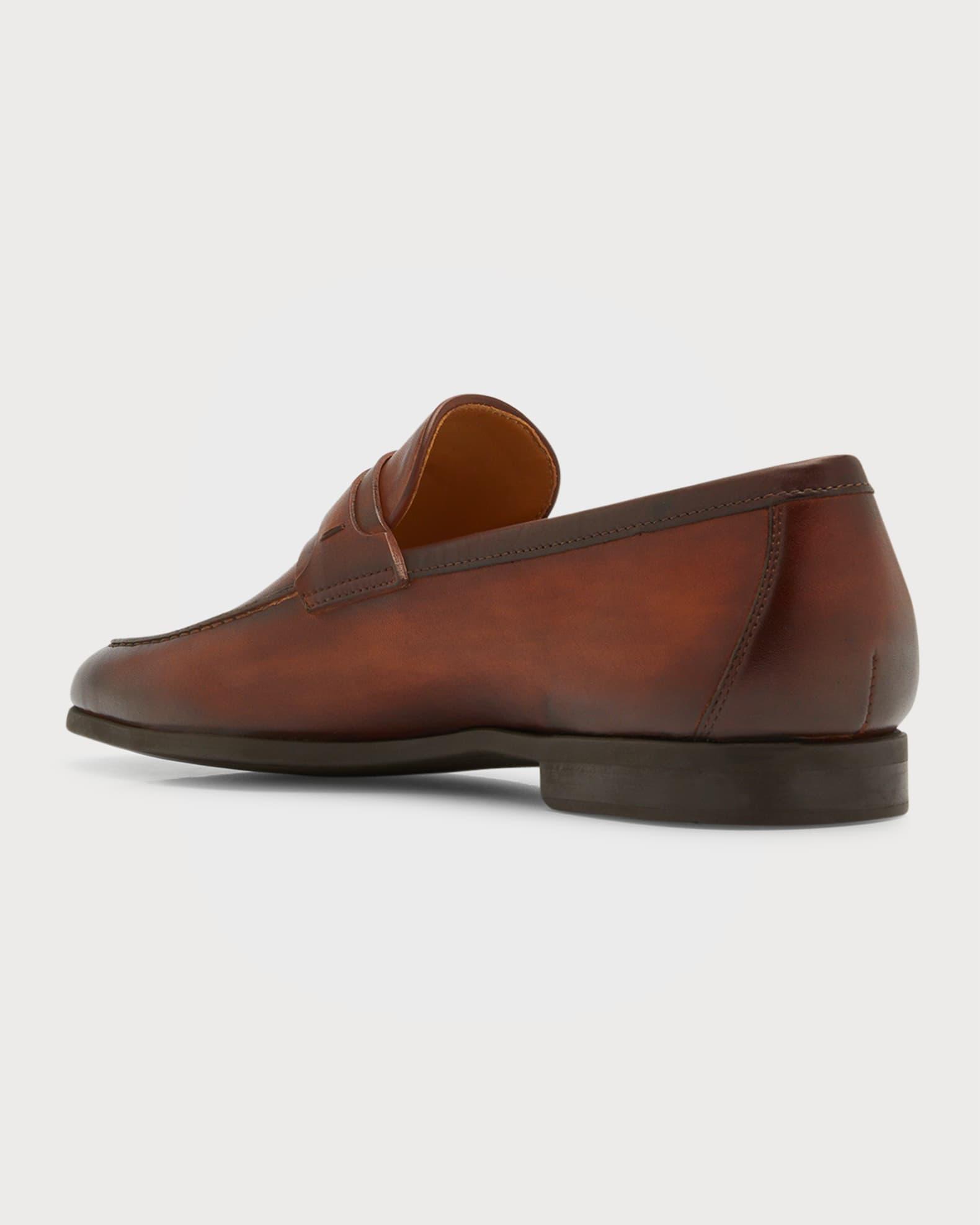 Men's Daniel Leather Penny Loafers Product Image