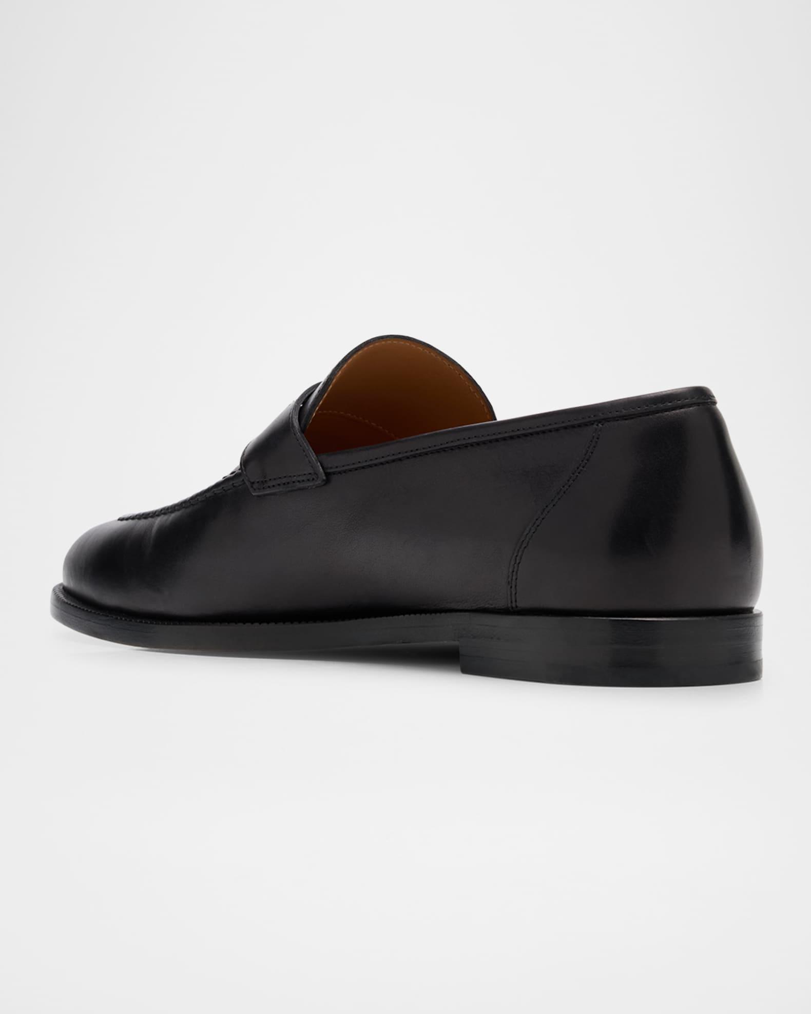 Sergio Leather Penny Loafers Product Image