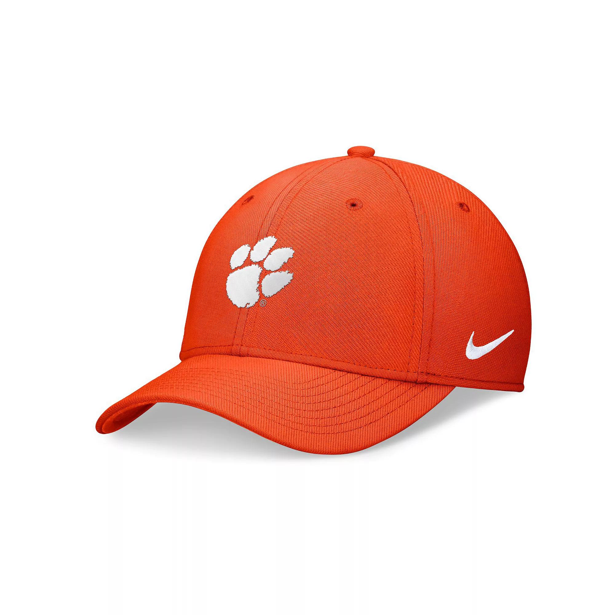 Men's Nike Orange Clemson Tigers 2024 On-Field Swoosh Flex Hat, Size: Medium/Large Product Image