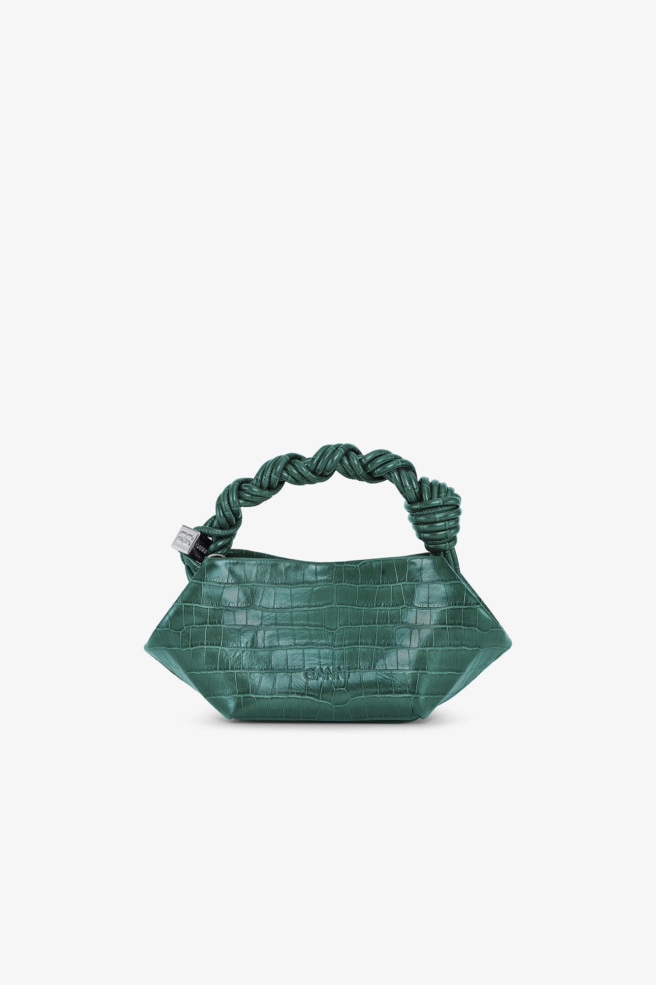 Green Croco Patent Mini GANNI Bou Bag Product Image