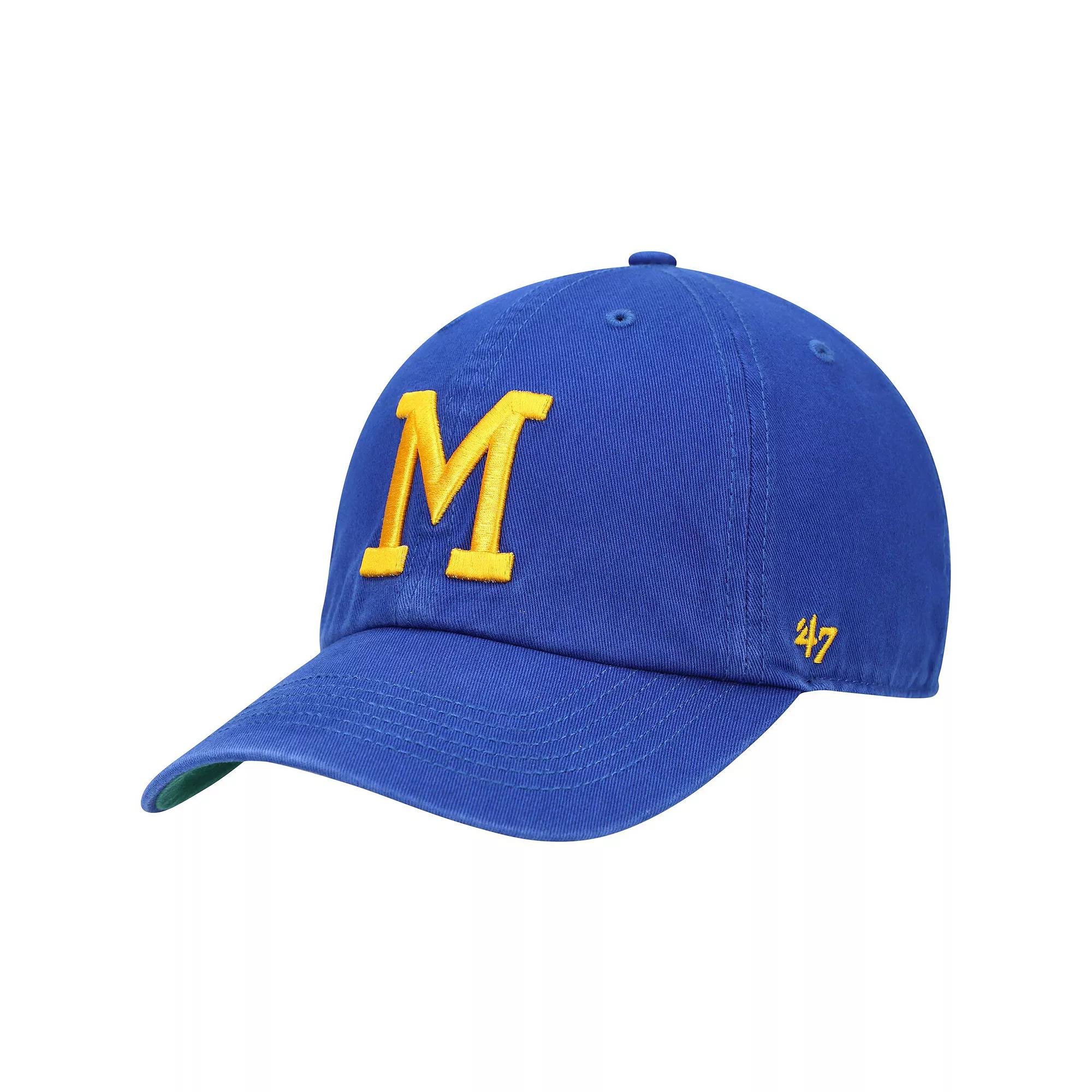 Mens 47 Royal Milwaukee Brewers Cooperstown Collection Franchise Logo Fitted Hat Product Image