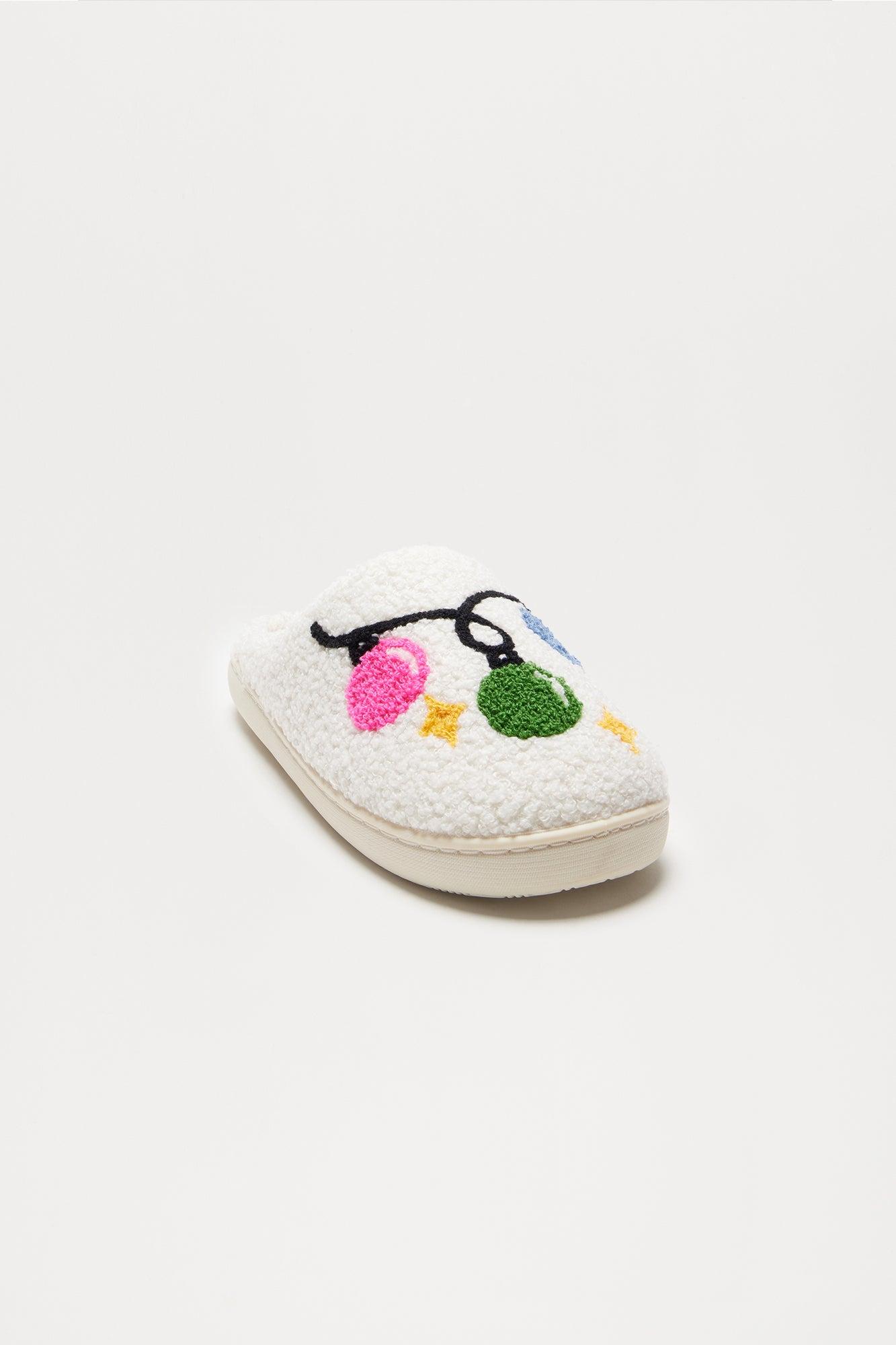Merry And Bright Slippers - Ivory Product Image
