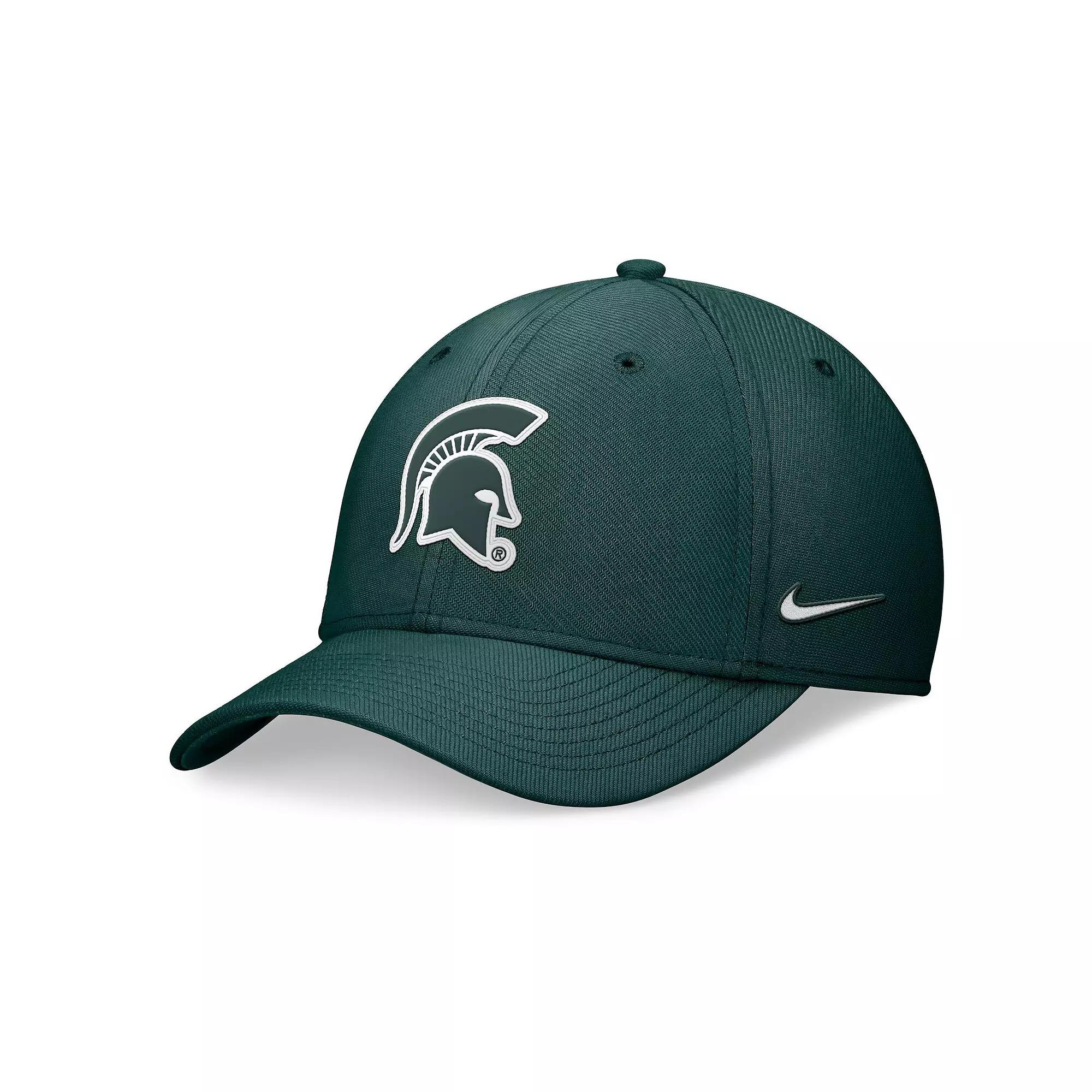 Men's Nike Green Michigan State Spartans 2024 Sideline Flex Hat,  Product Image