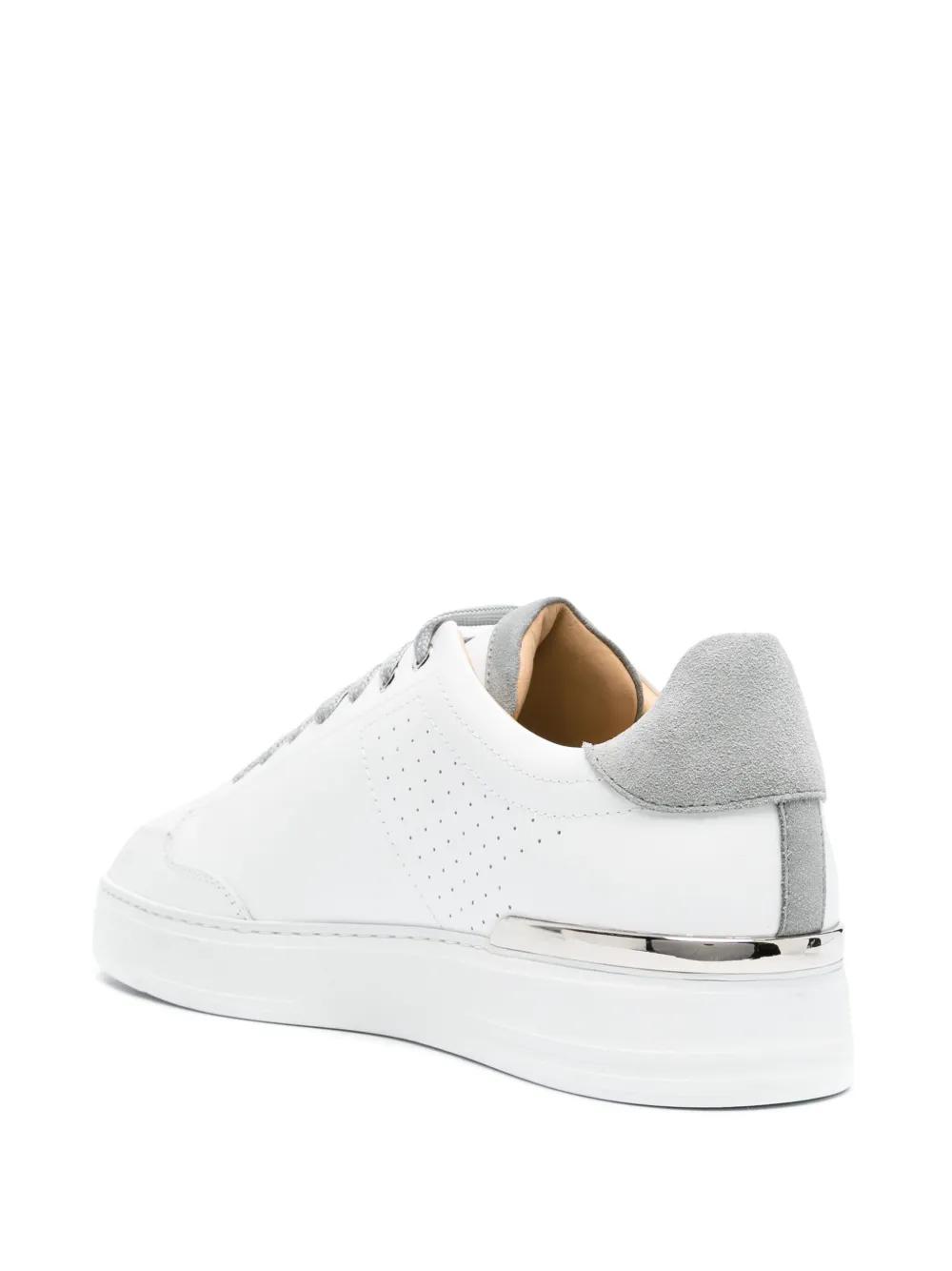 Hexagon leather sneakers Product Image