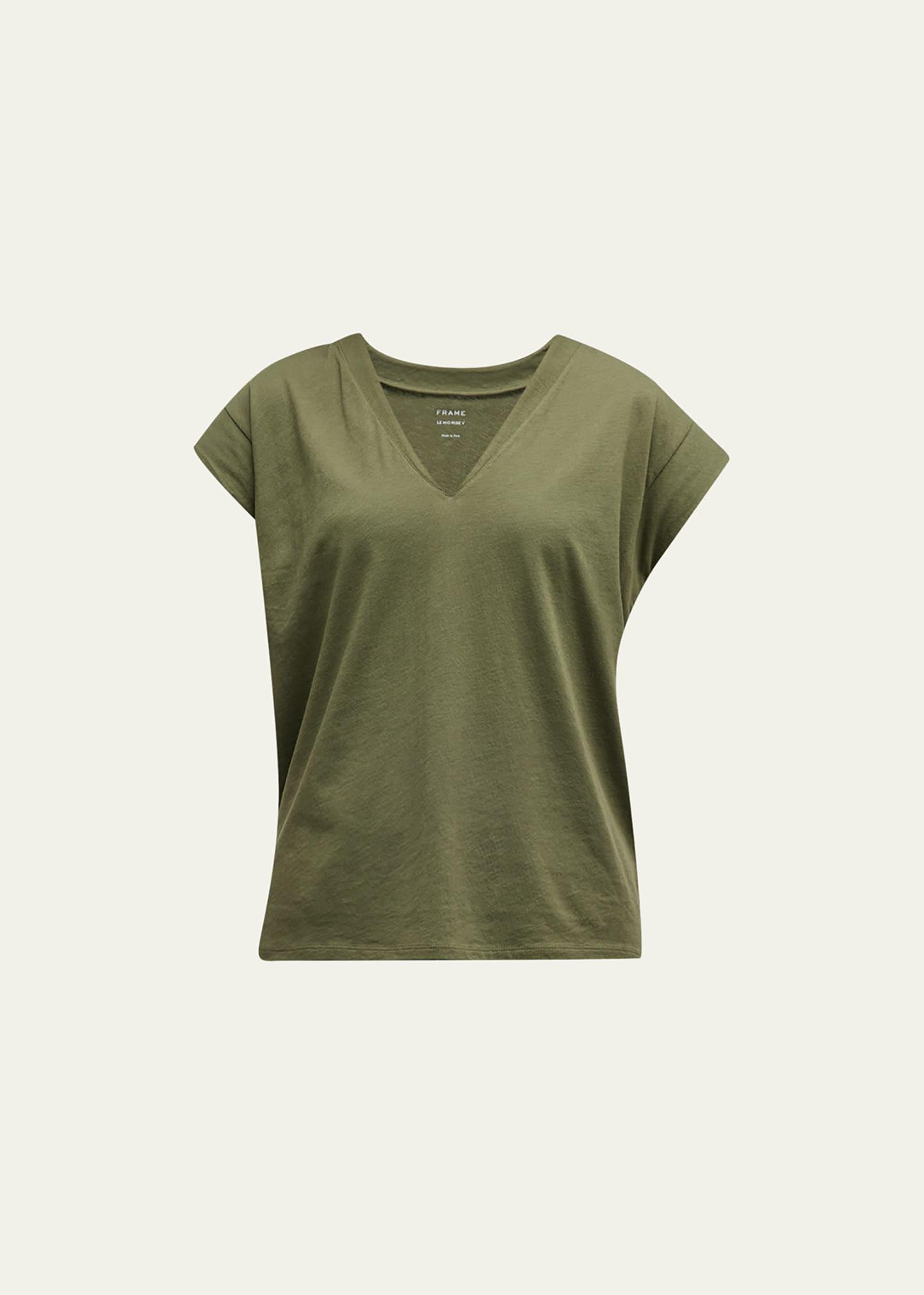 Womens Le Mid Rise V-Neck Tee Product Image