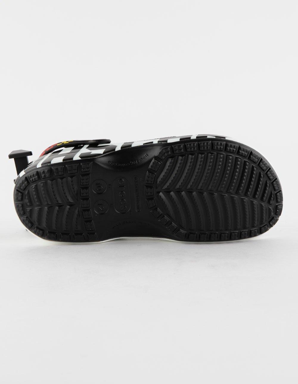 CROCS x NASCAR Classic Clogs - BLACK COMBO Product Image