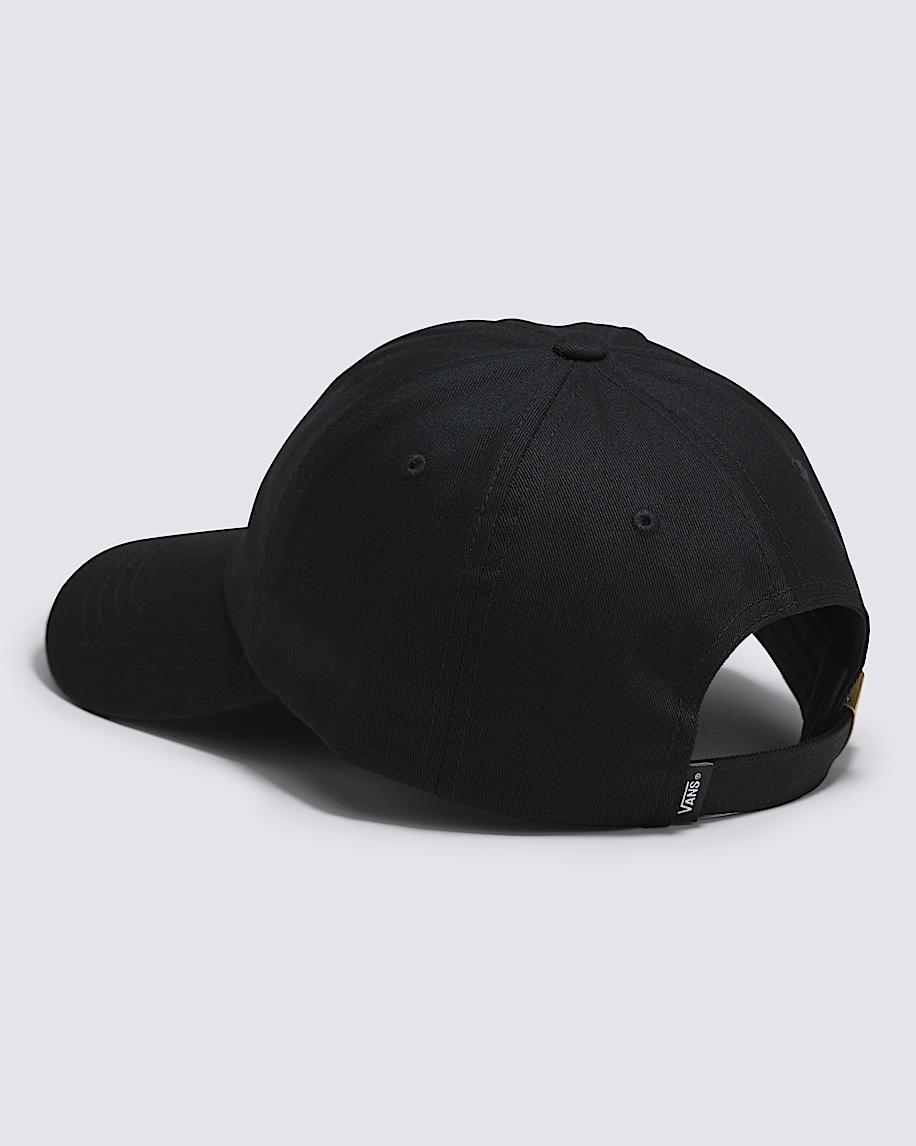 Half Box Curved Bill Jockey Hat in Black| Vans US Product Image