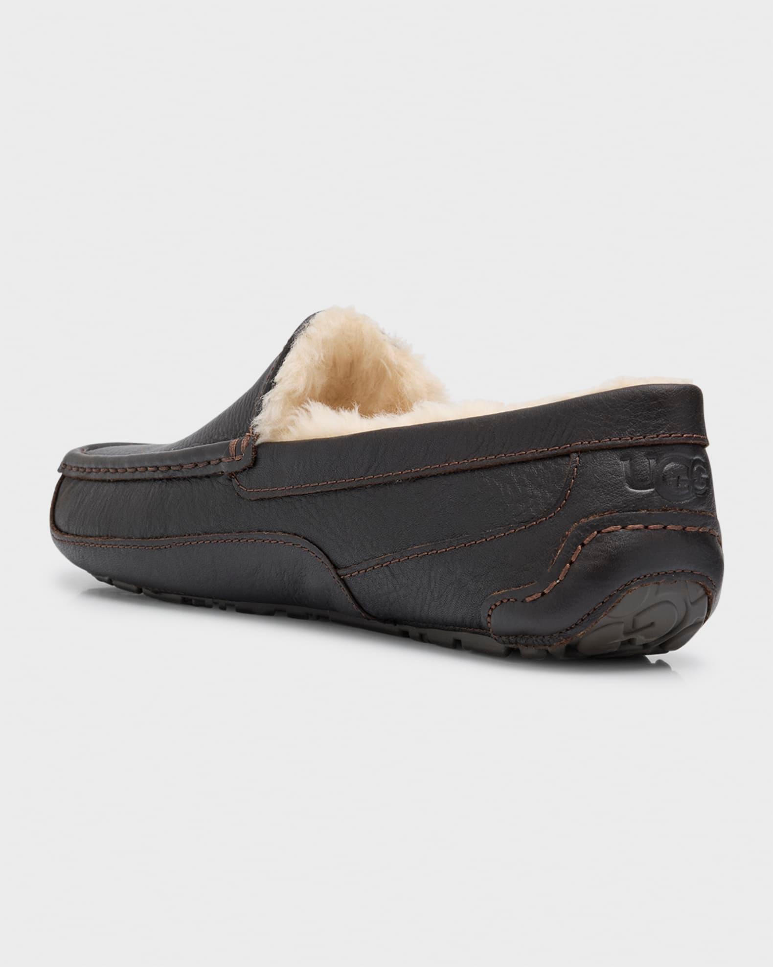 Men's Ascot Leather Slippers Product Image