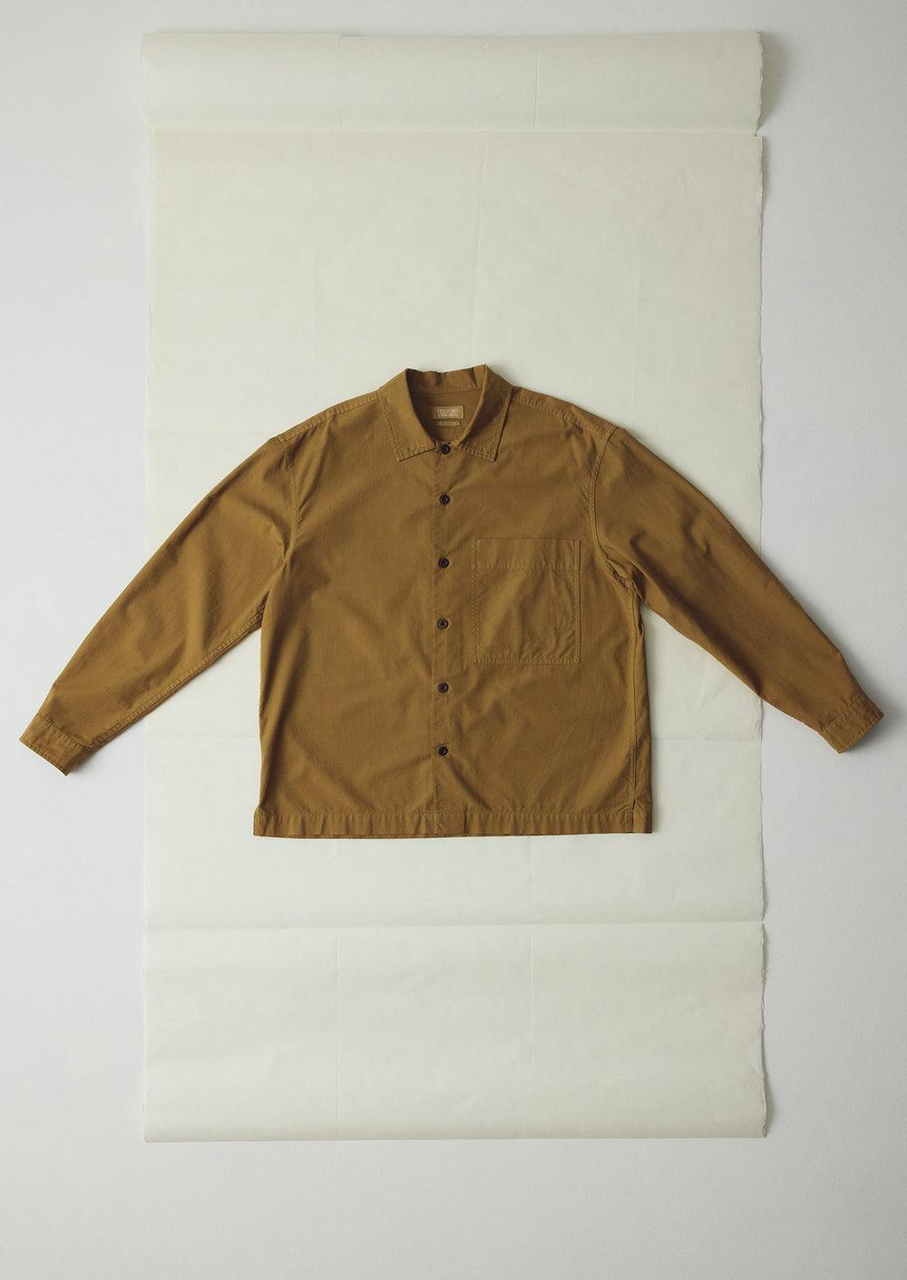 Garment Dyed Oxford Shirt | Old Gold Product Image