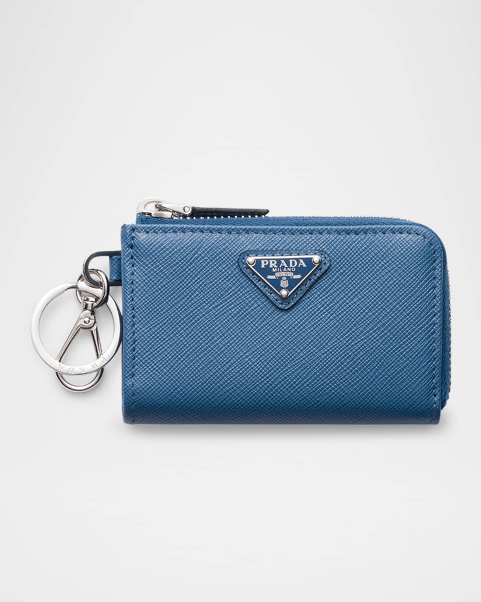 Men's Saffiano Leather Mini Pouch Product Image