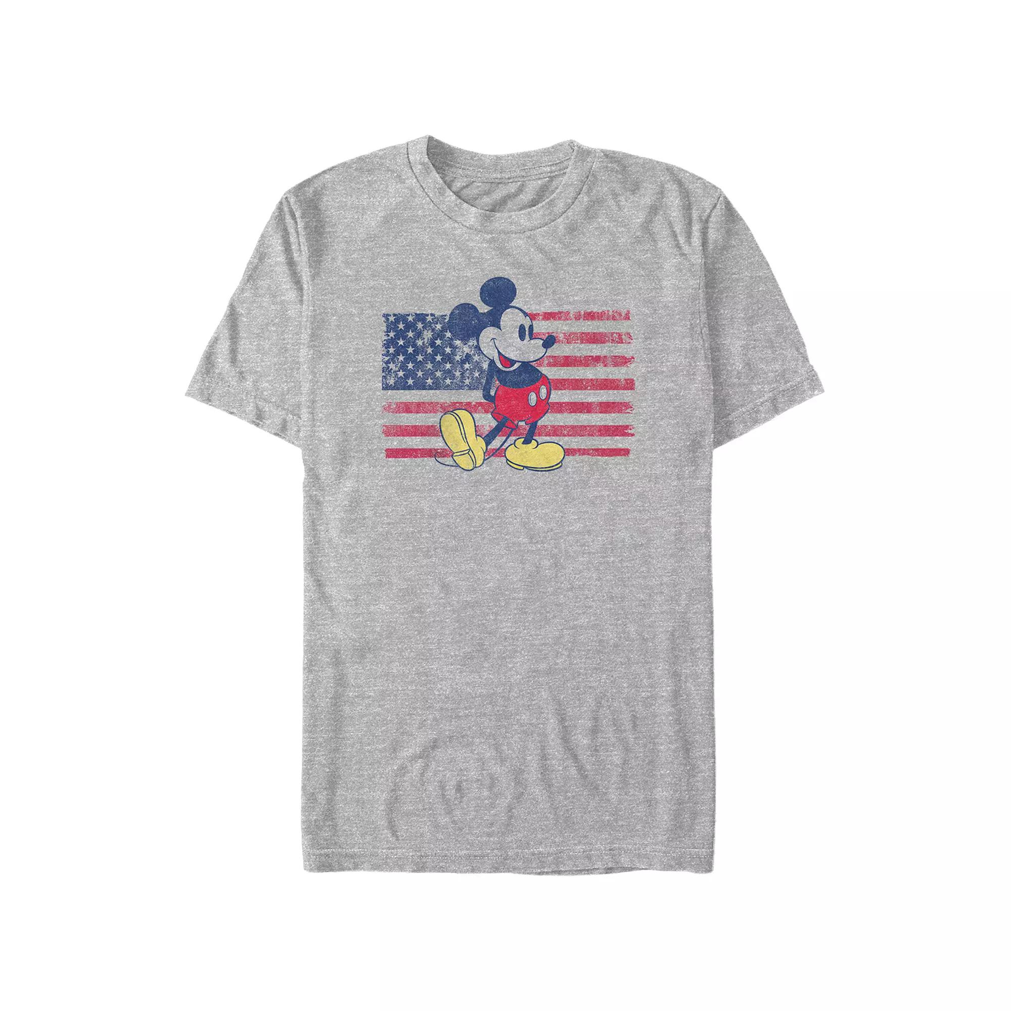 Disney's Mickey Mouse USA Flag Big & Tall Graphic Tee, Men's,  Product Image