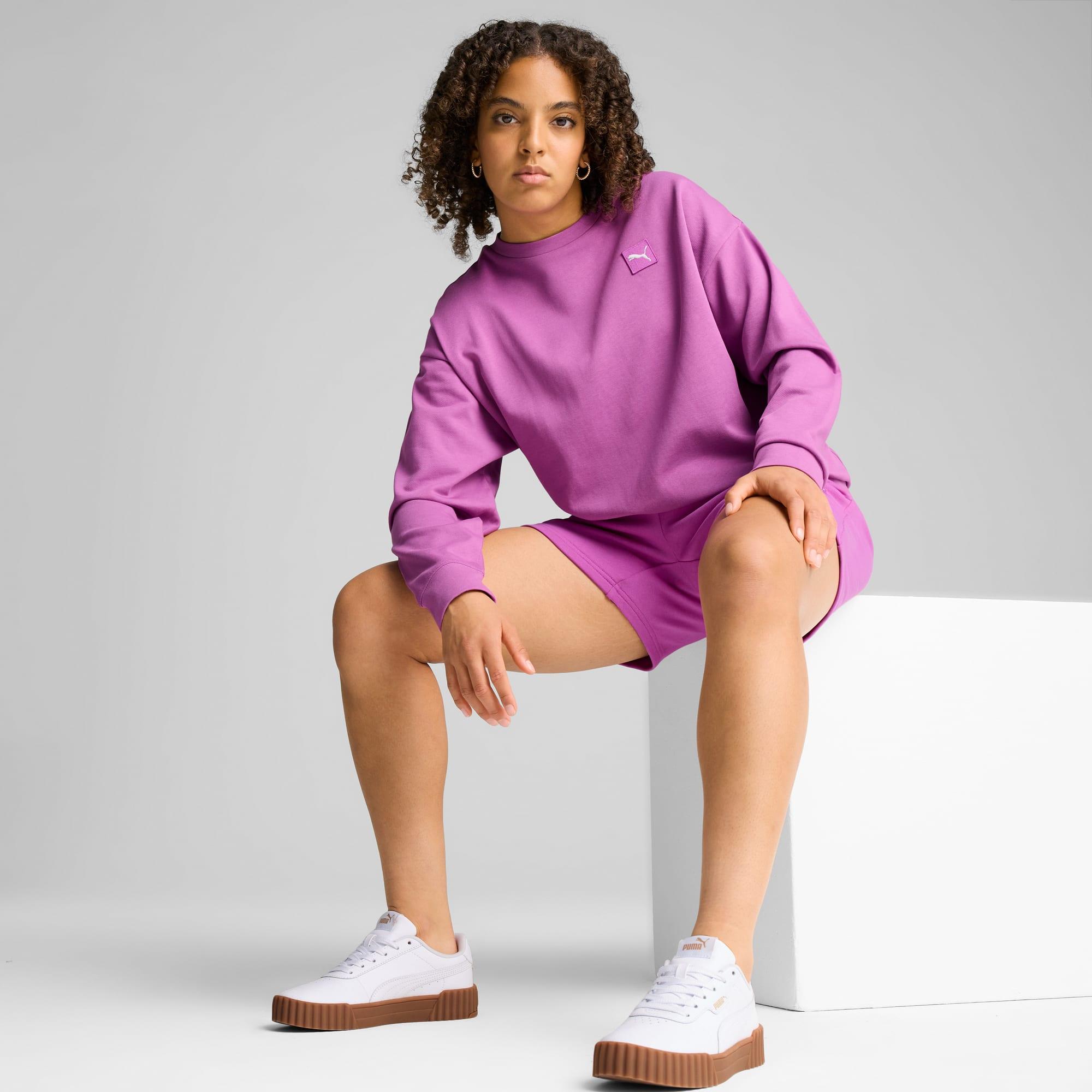 Essentials Elevated Women's Comfort Crew Sweatshirt Product Image