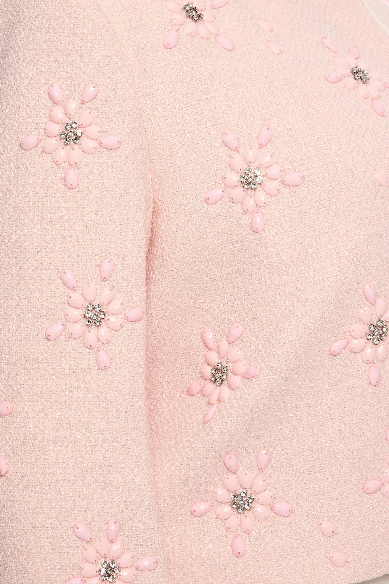 Saydee Embellished Jacket - Light Pink Female Product Image
