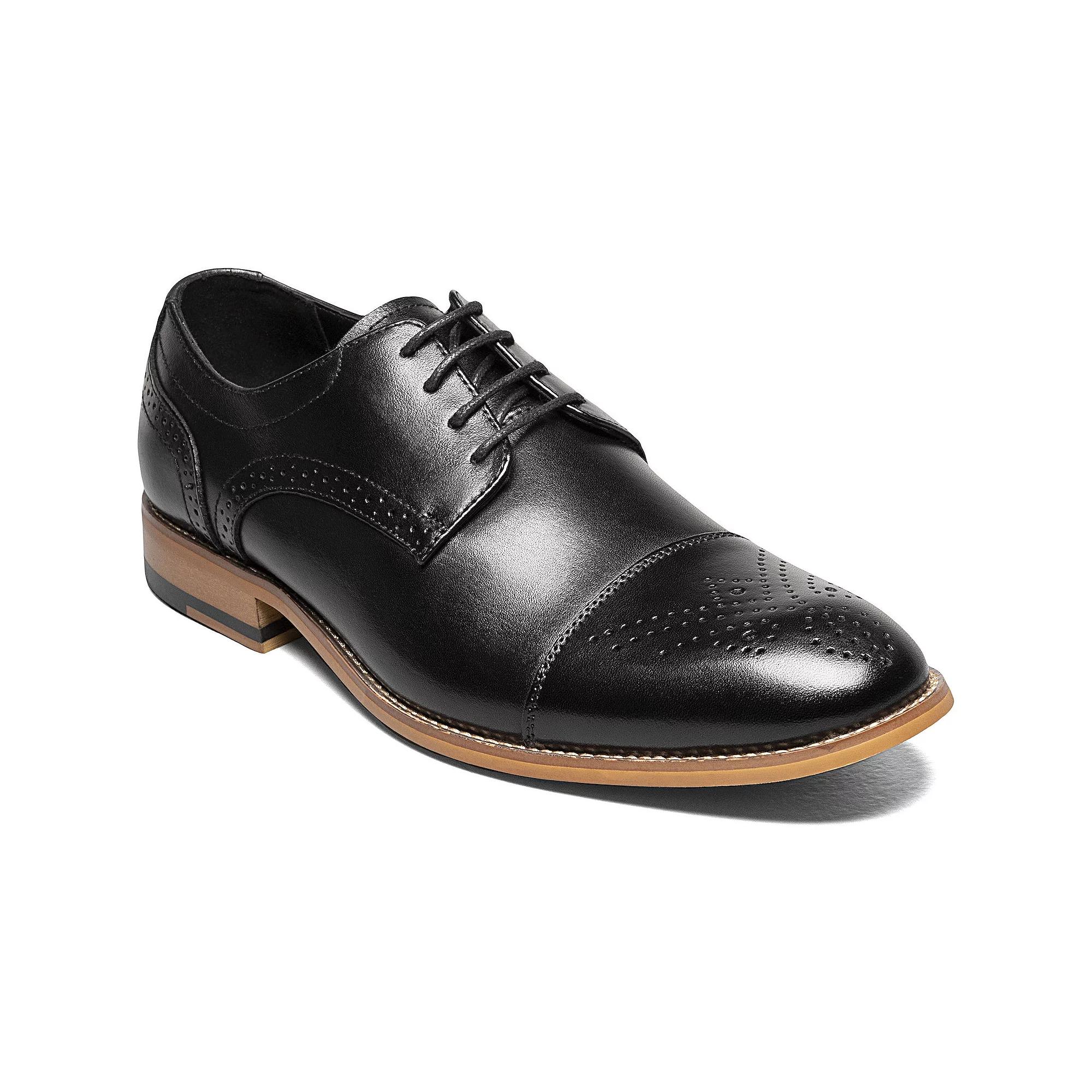 Stacy Adams Darren Men's Leather Oxford Shoes, Size: 14, Black Product Image