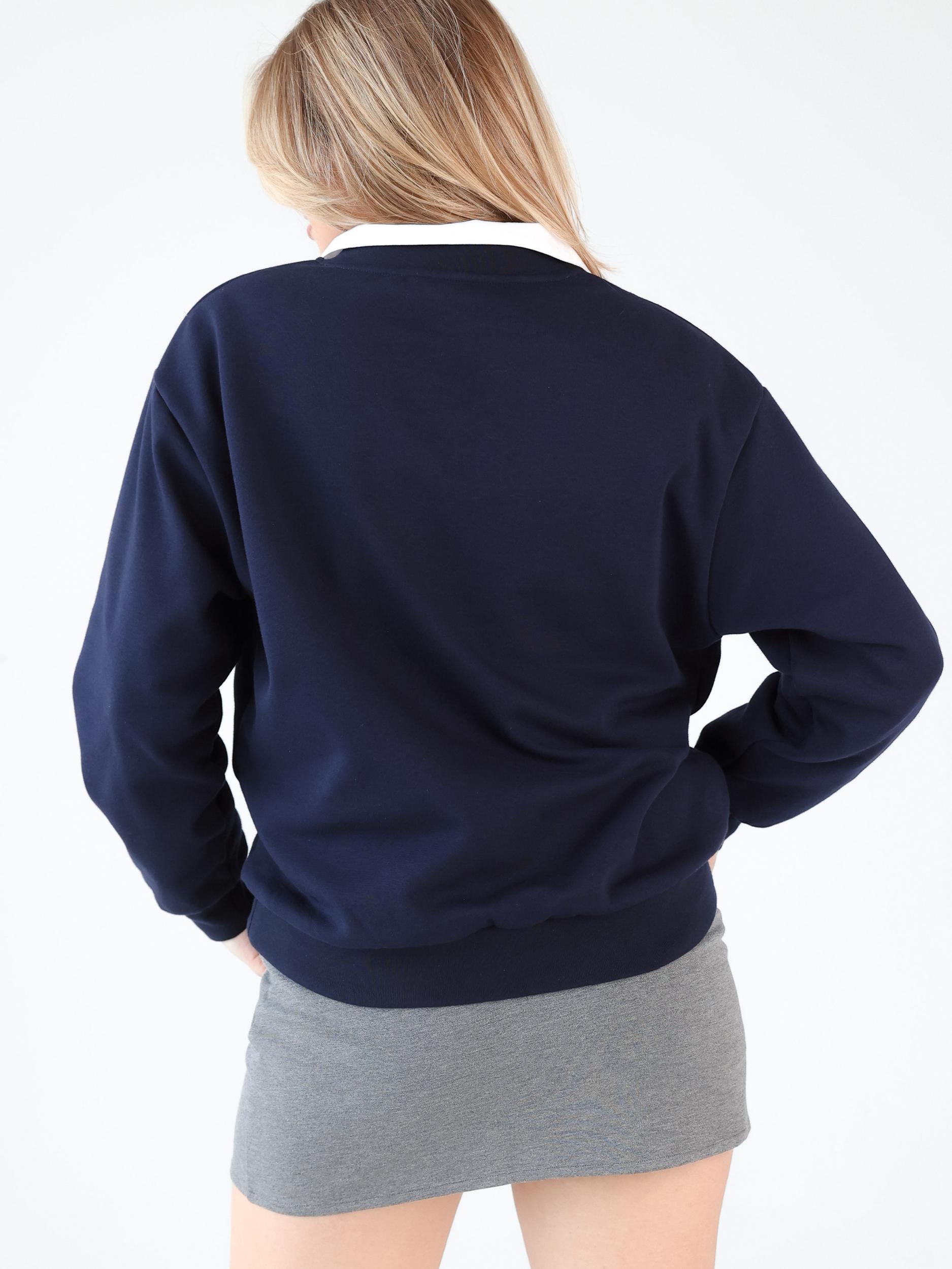 Klassy Varsity Sweater Product Image