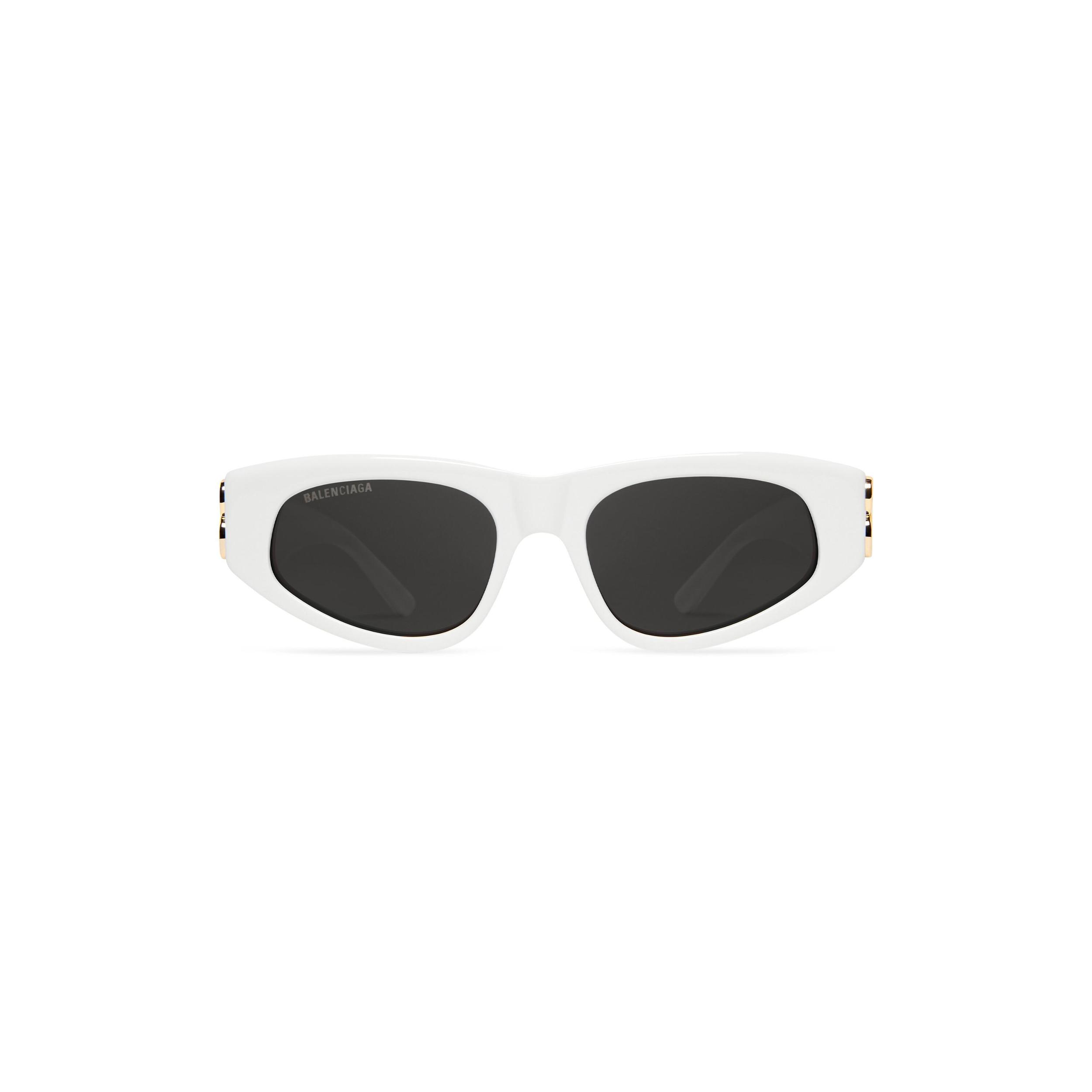 Women's Dynasty D-frame Sunglasses in White Product Image