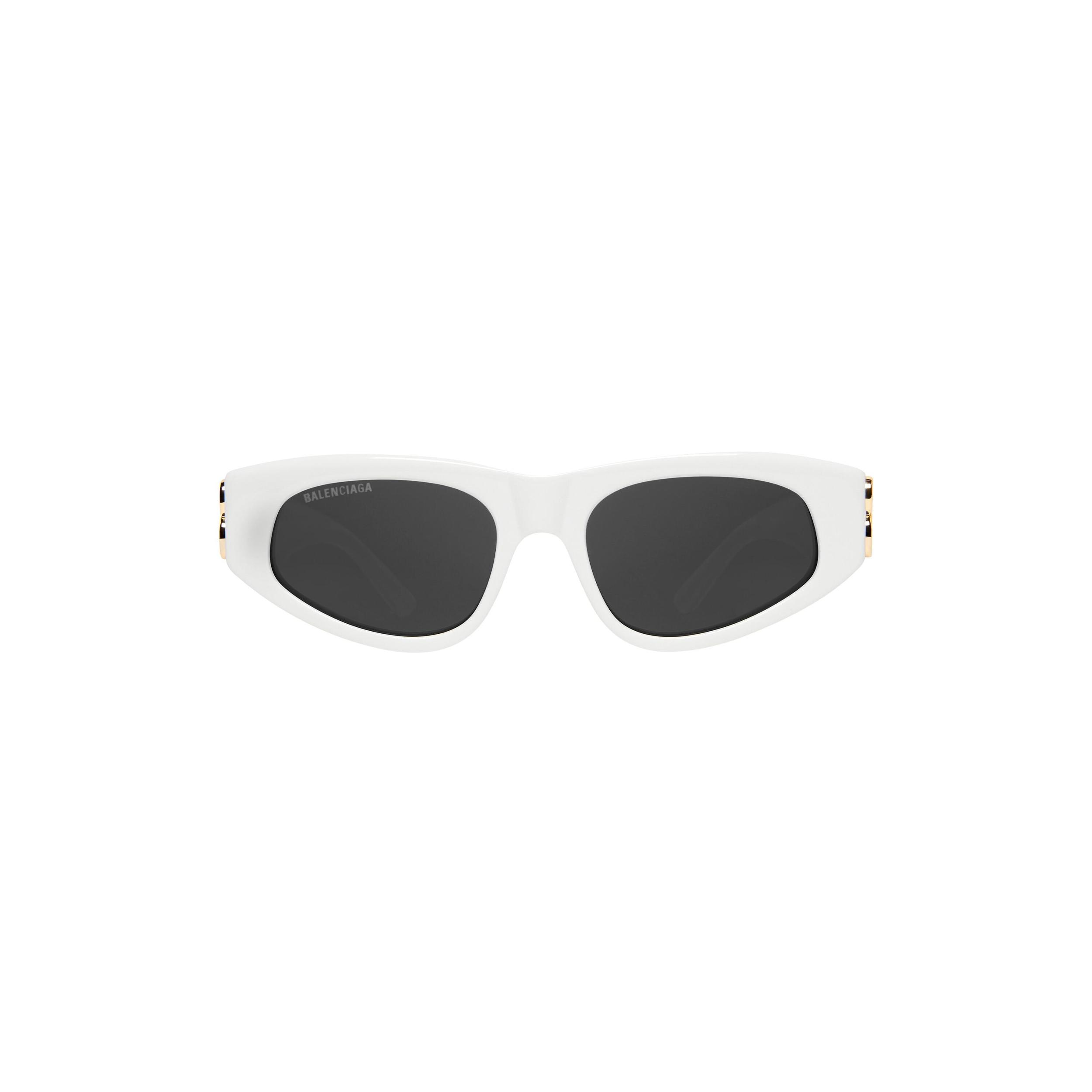 Women's Dynasty D-frame Sunglasses in White Product Image