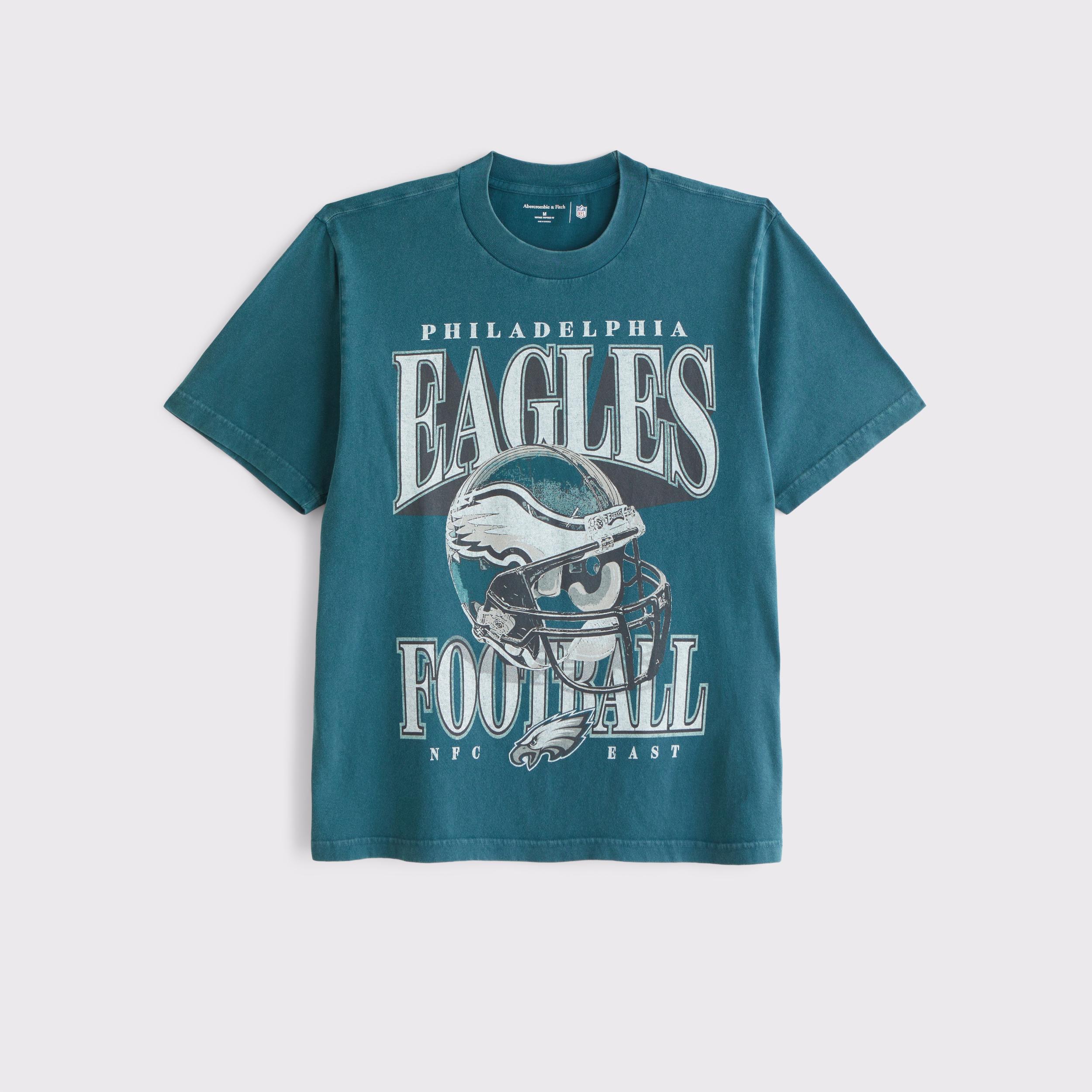 Philadelphia Eagles Vintage-Inspired Graphic Tee Product Image