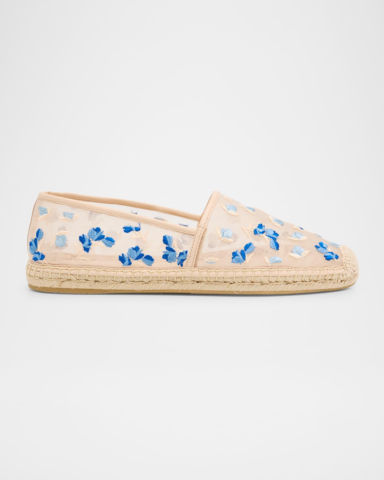 Bareitall Cotton Espadrille Loafers Product Image