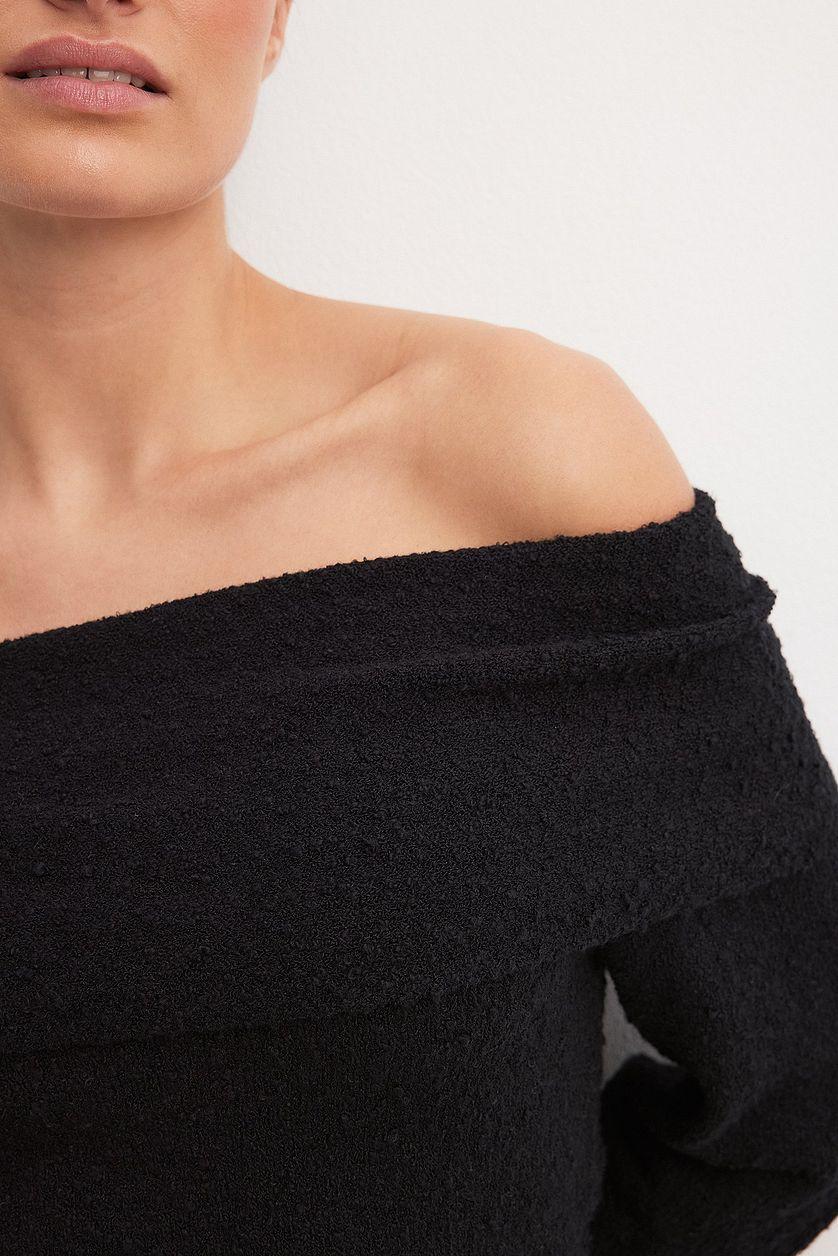 Off Shoulder Knitted Top Product Image