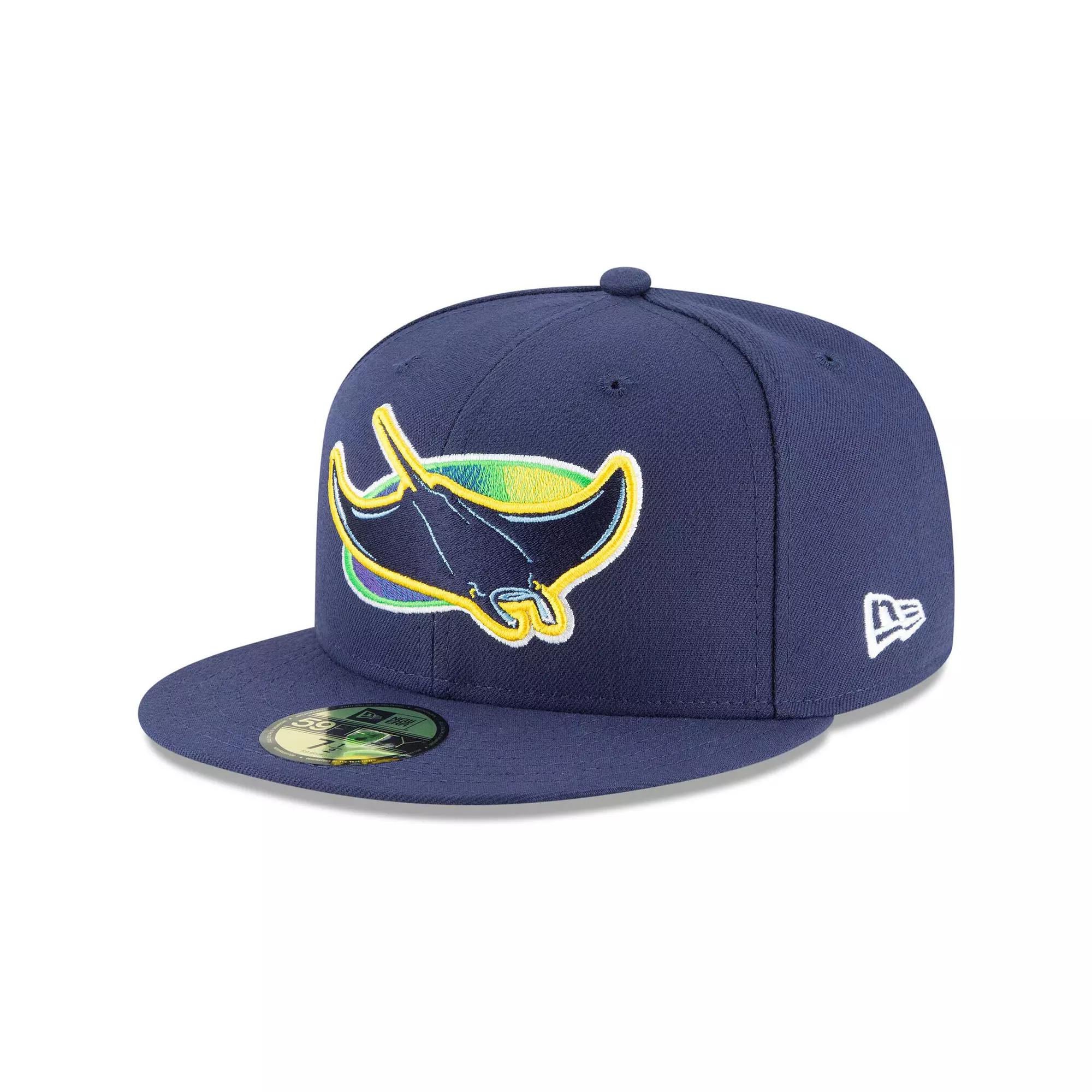 Men's New Era Navy Tampa Bay Rays Alternate Authentic Collection On-Field 59FIFTY Fitted Hat,  Product Image