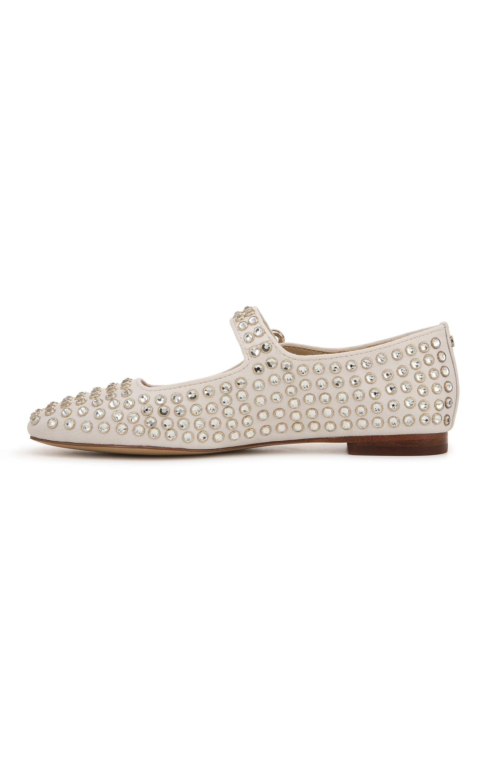 Sam Edelman Michaela Gem Ballet Flat ~ White Product Image
