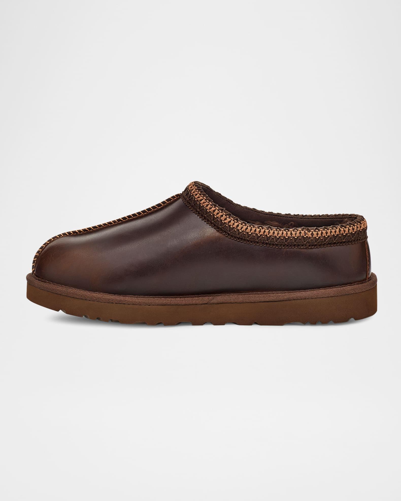 Men's Tasman Leather Winter Mule Slippers Product Image
