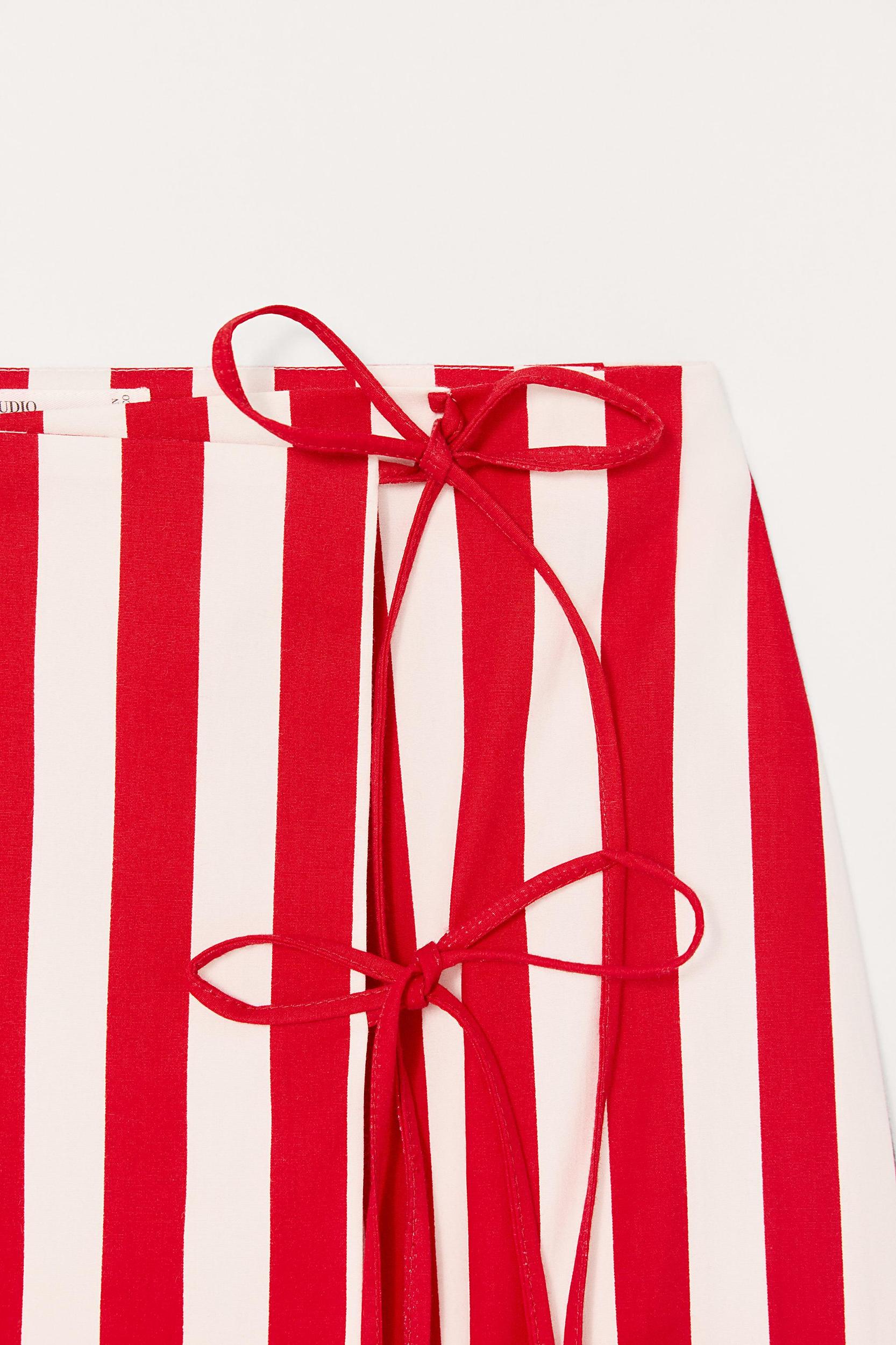 LIMITED EDITION STRIPED MIDI SKIRT Product Image