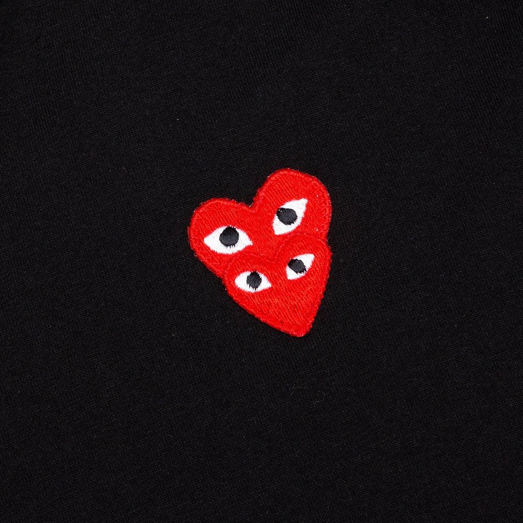 Comme des Garcons PLAY x the Artist Invader Women's S/S Tee - Black Female Product Image
