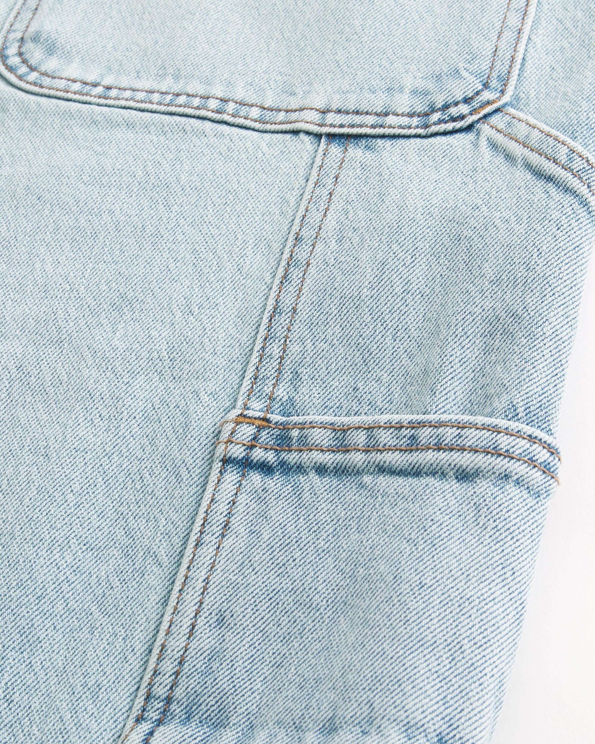 Light Wash Baggy Carpenter Jeans Product Image