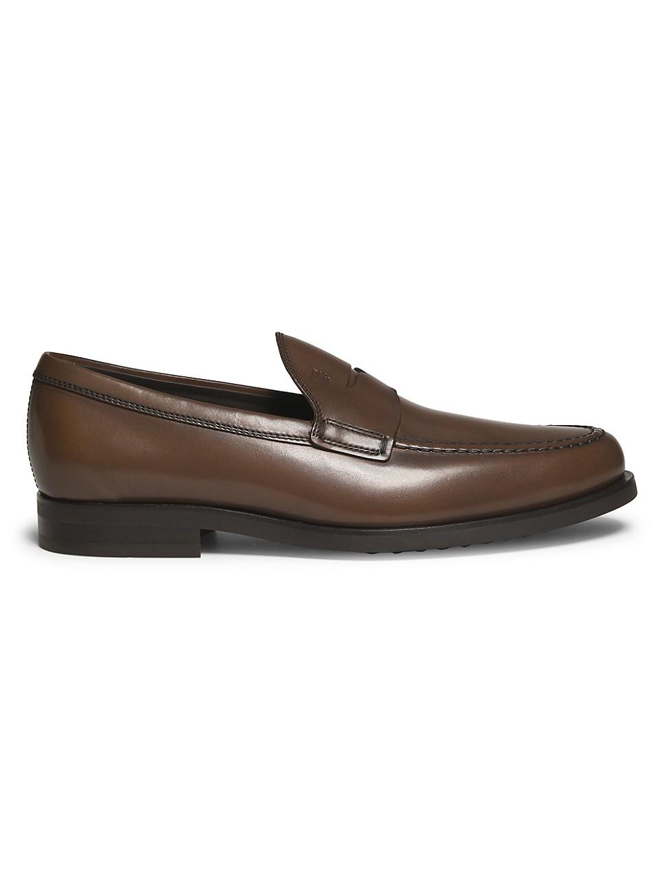 Tods Mens Mocassino Slip On Penny Loafers Product Image