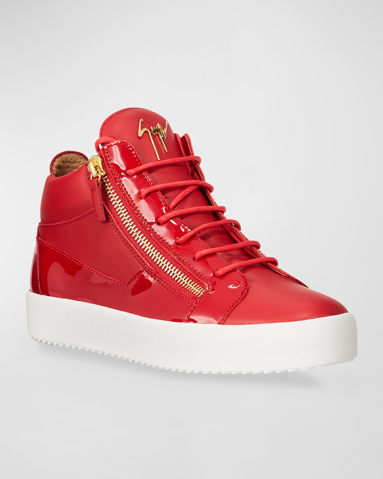 Men's Kriss Leather Mid-Top Sneakers Product Image