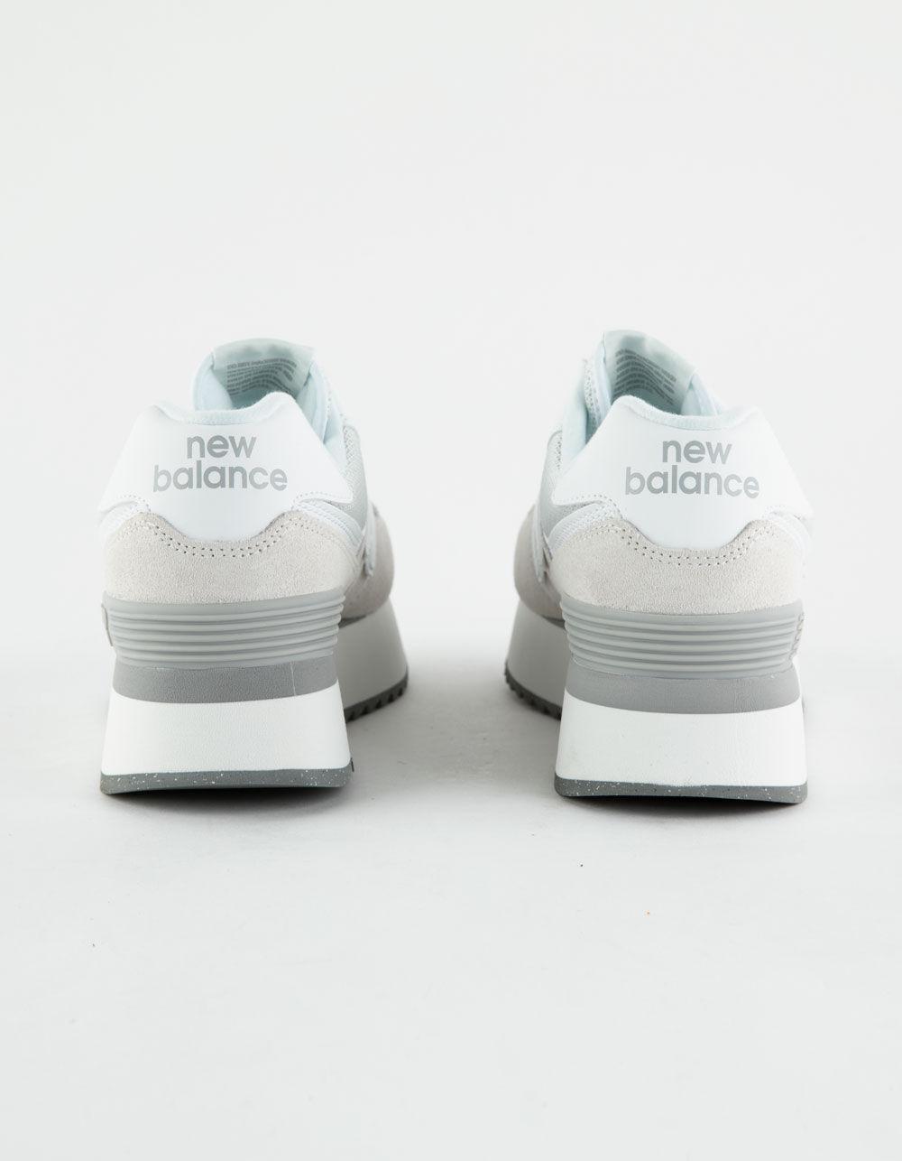 NEW BALANCE 574+ Lift Womens Shoes - WHITE Product Image