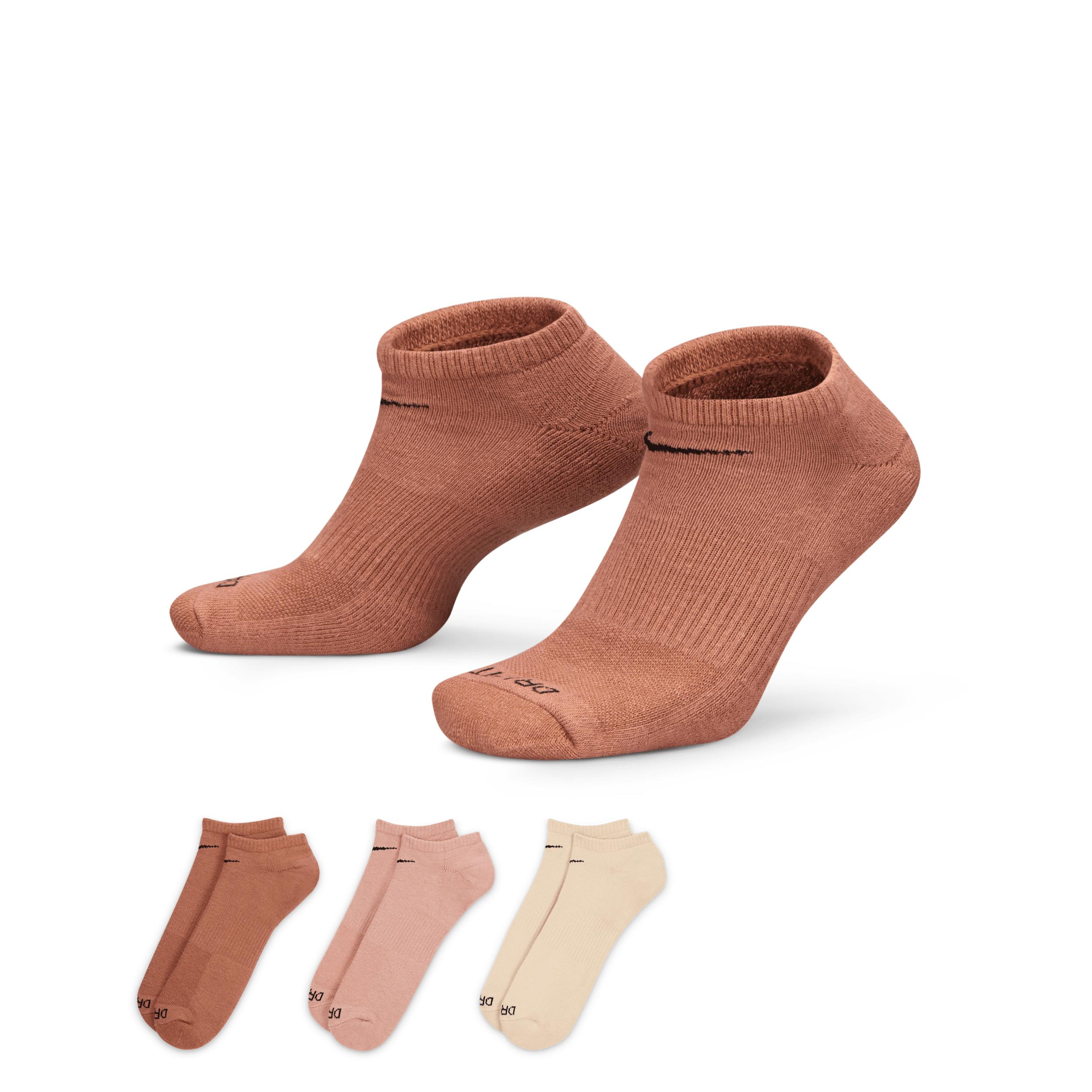 Nike Unisex Everyday Plus Cushion Training No-Show Socks (3 Pairs) | SX6889-968 Product Image