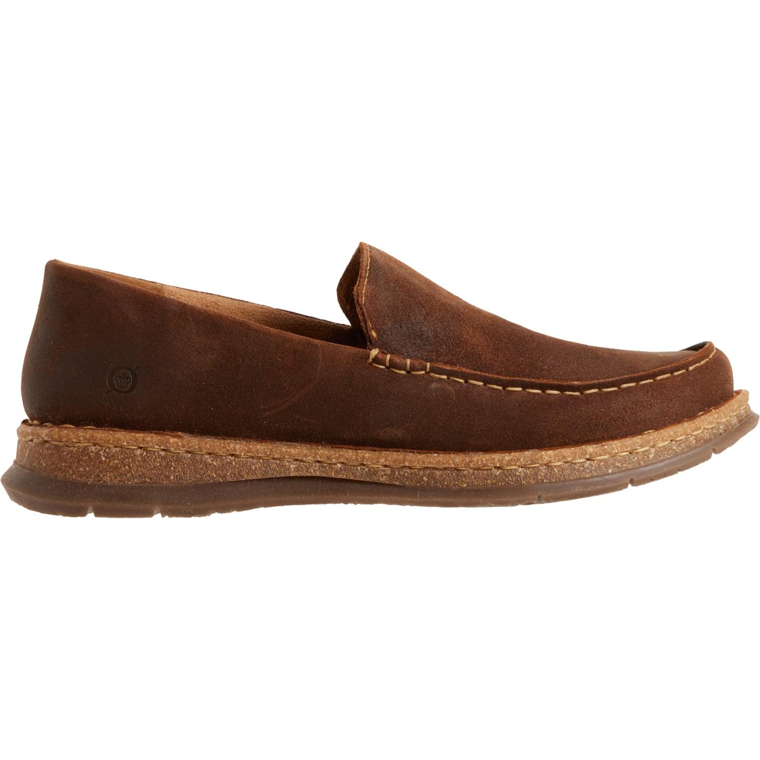 Born Baylor Distressed Loafers - Suede (For Men) Product Image