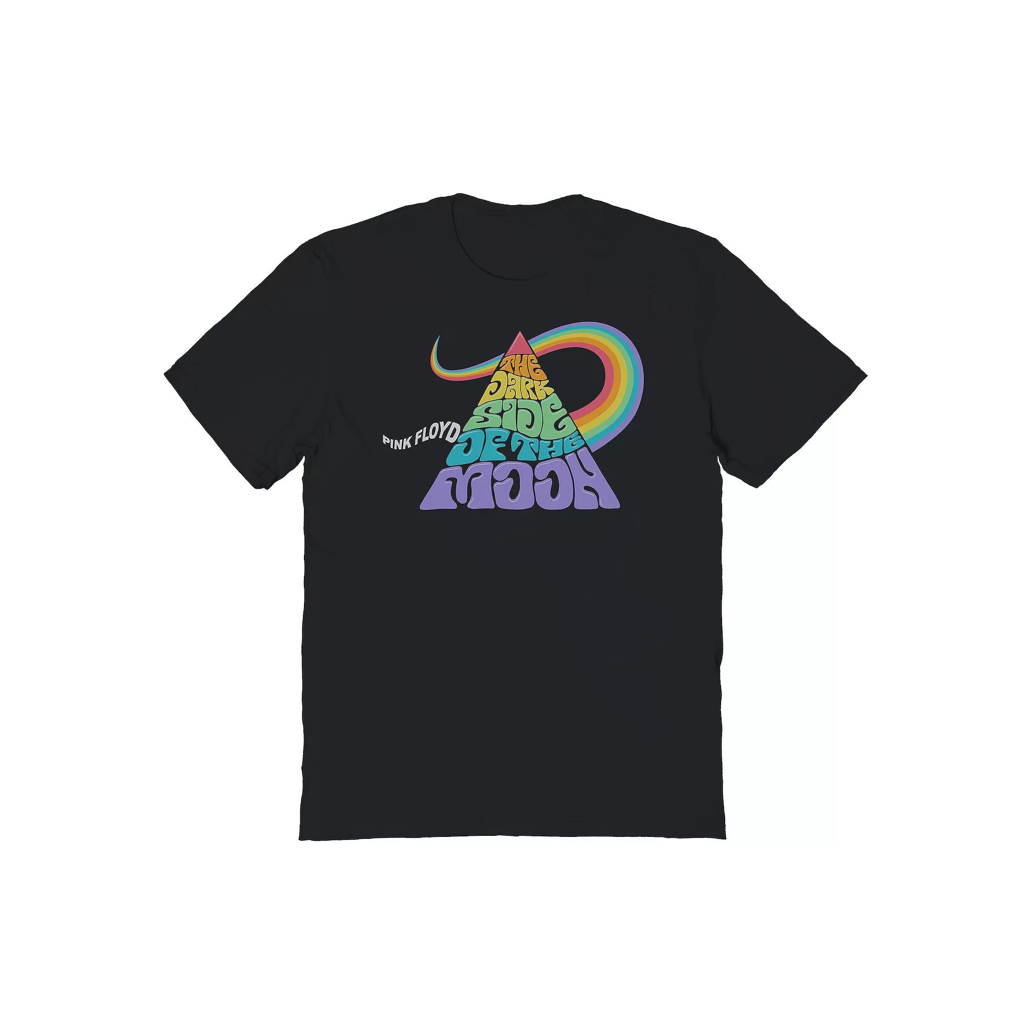 Men's Pink Floyd Dark Side of The Moon Graphic Tee, Size: Small, Black Product Image