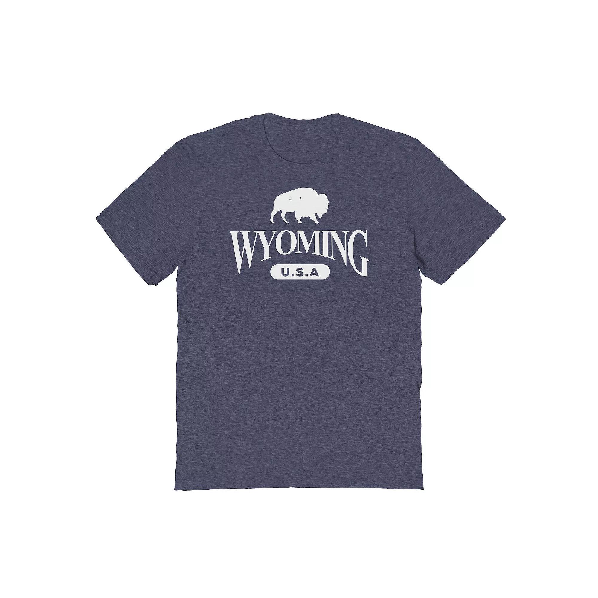 Men's COLAB89 Wyoming USA Father's Day Graphic Tee,  Product Image