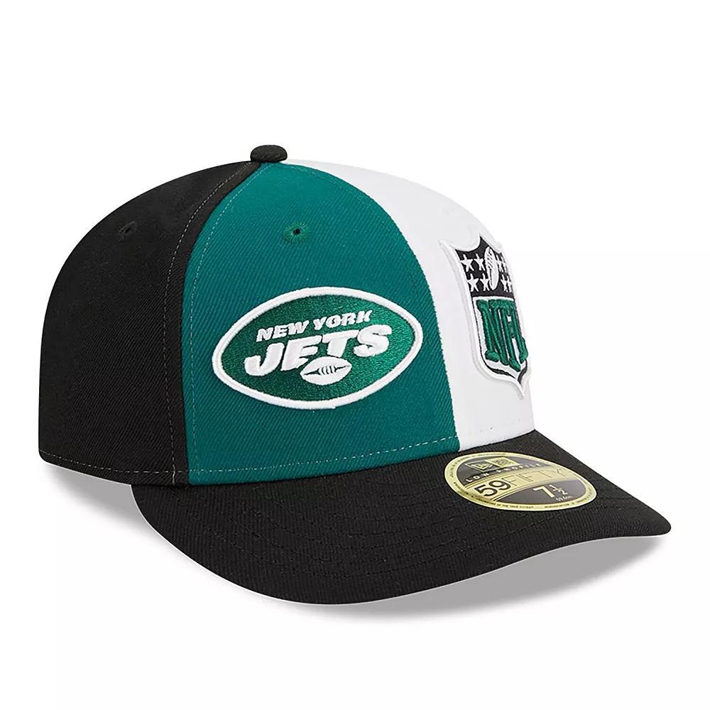 Men's New Era  Green/Black New York Jets 2023 Sideline Low Profile 59FIFTY Fitted Hat, Size: 7 1/2 Product Image