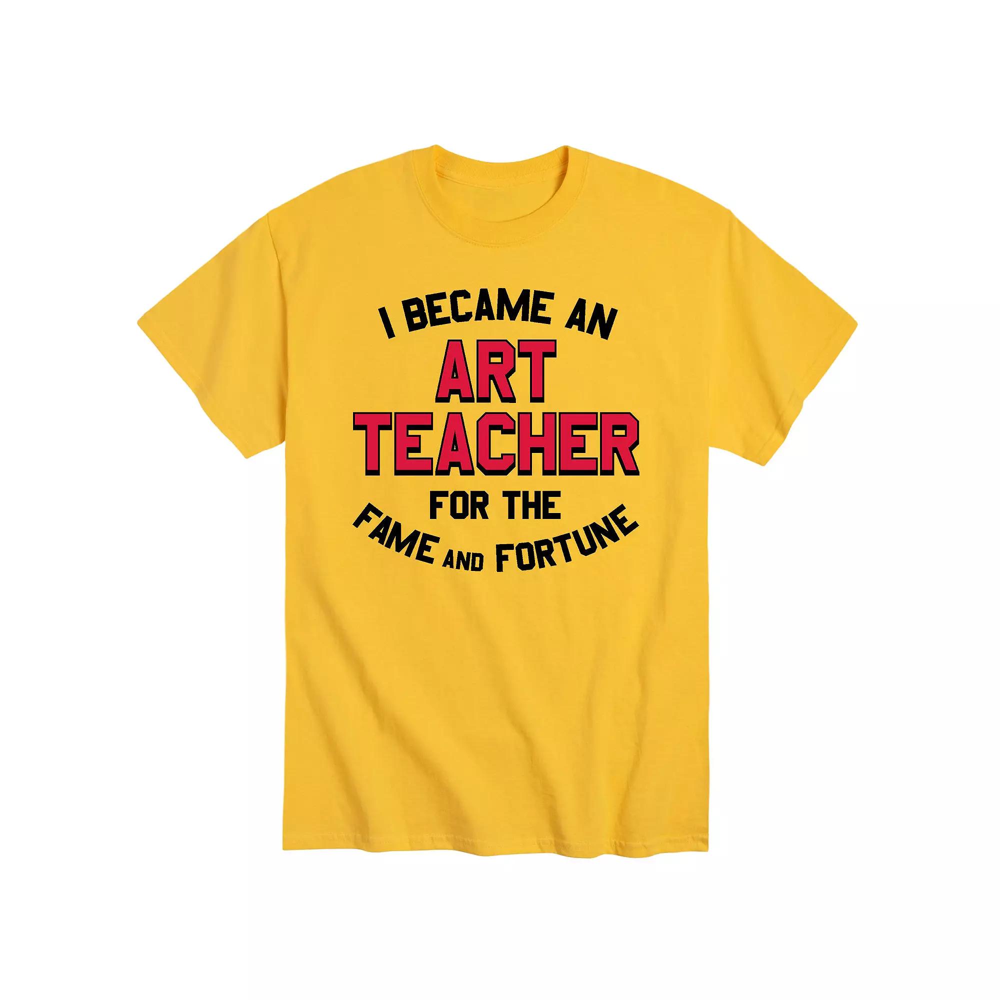 Men's Art Teacher Fame Fortune Tee,  Product Image