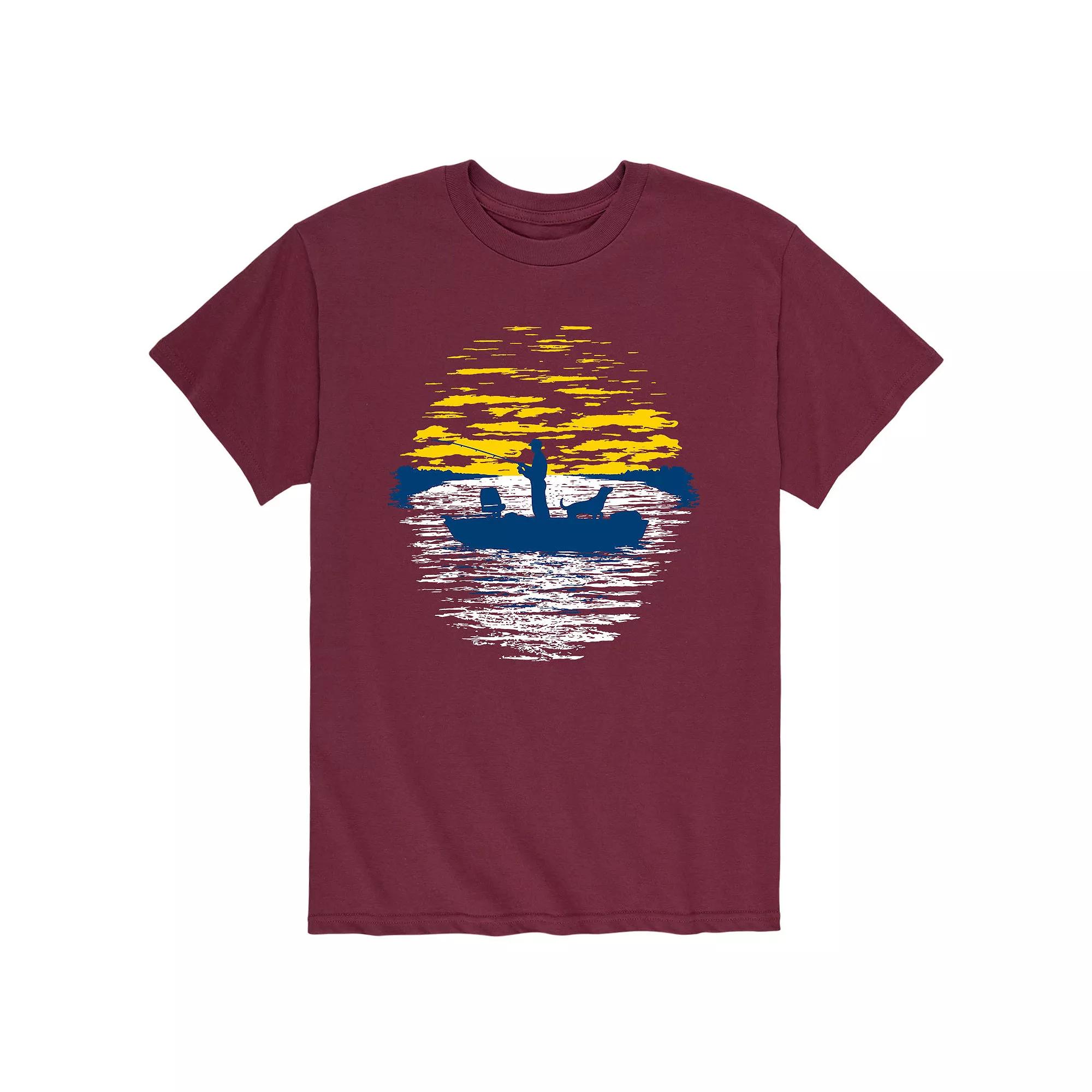 Men's Sunset Fishing Tee,  Product Image