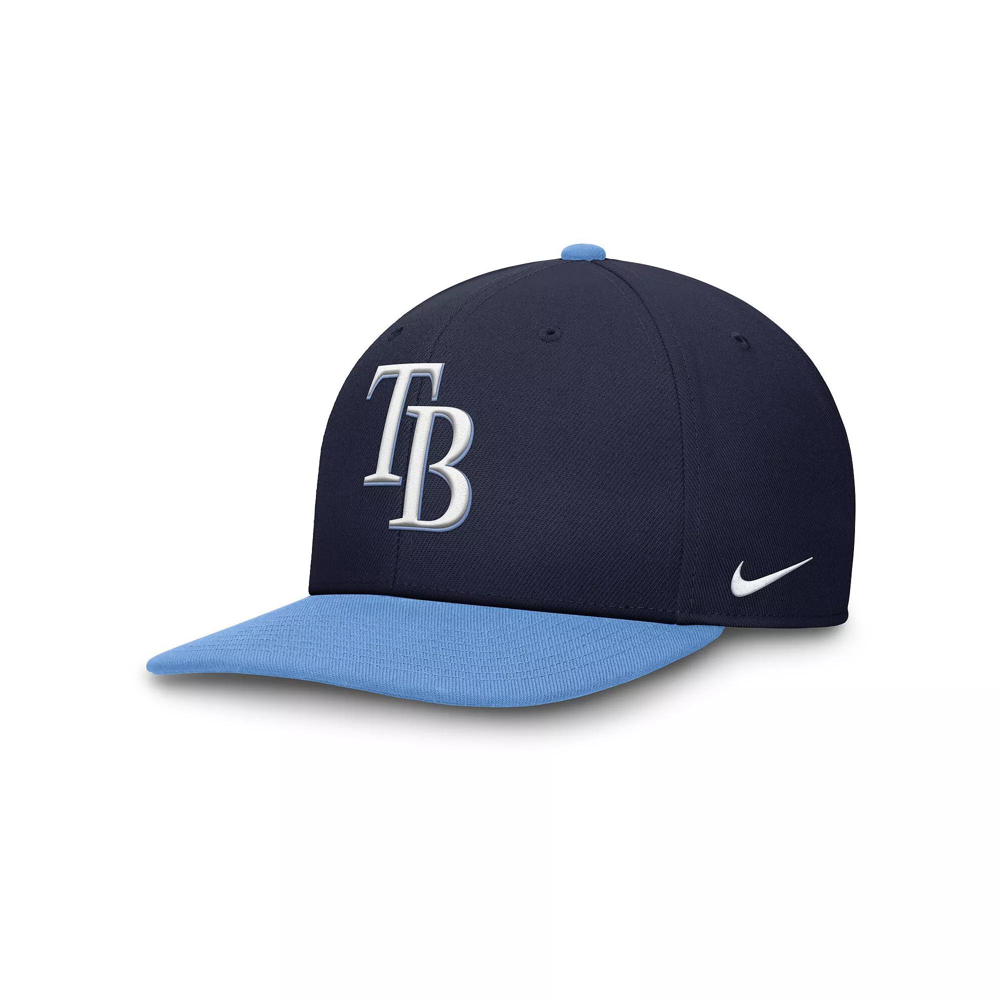 Men's Nike Navy/Blue Tampa Bay Rays Pro Performance Snapback Hat,  Product Image